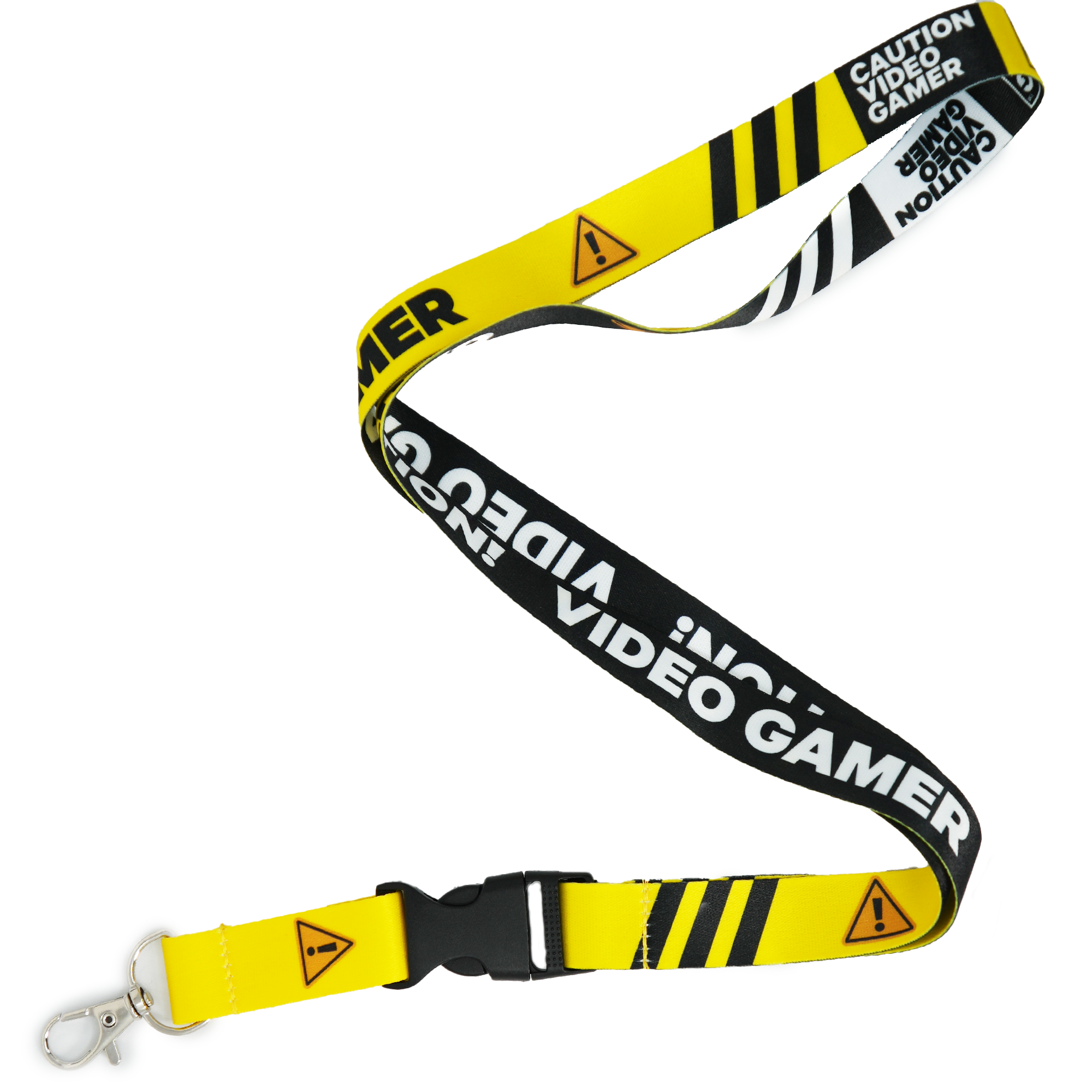 Video Gamer Caution! Funny Lanyard