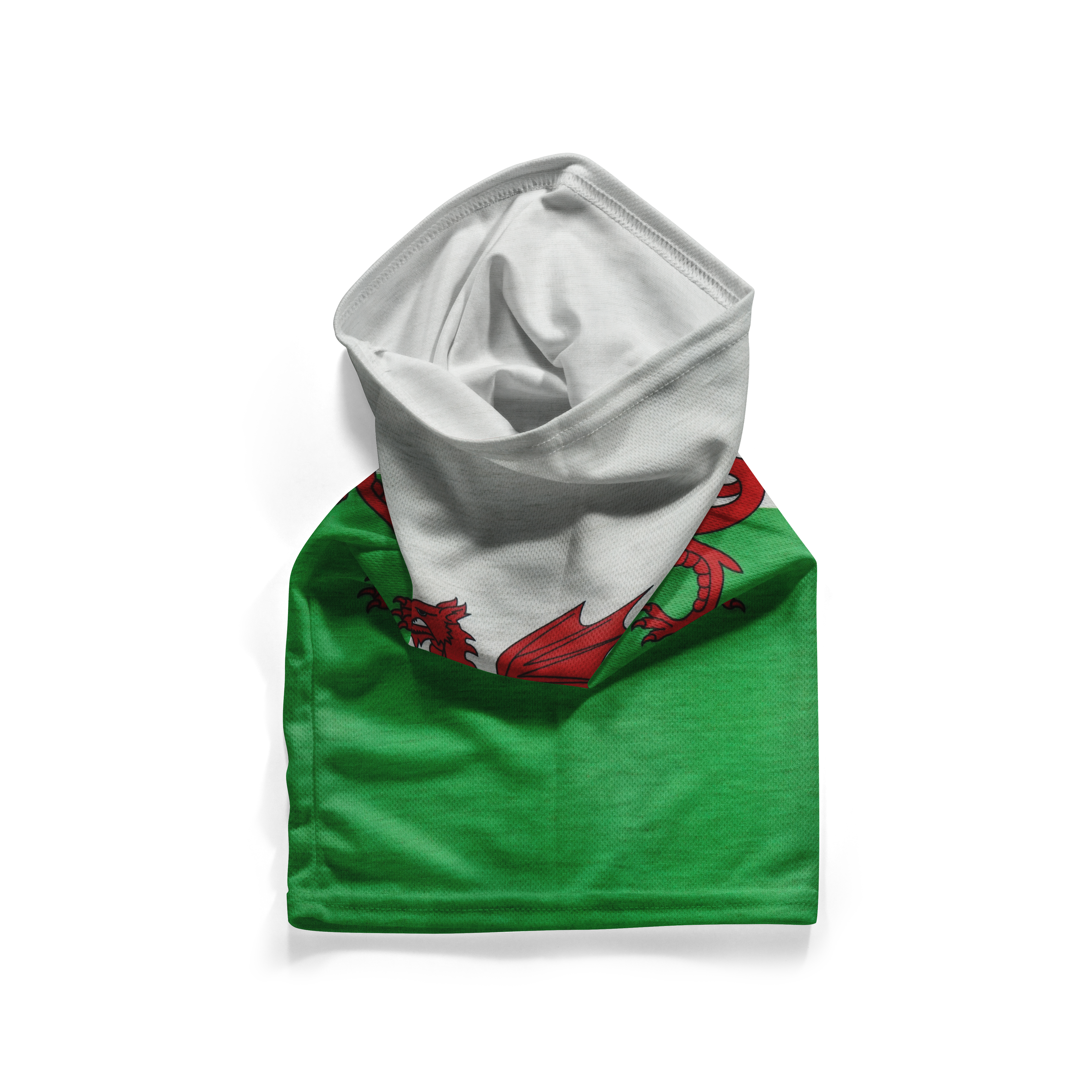 Wales Flag Snood – Breathable Mask Neck Gaiter Face Covering