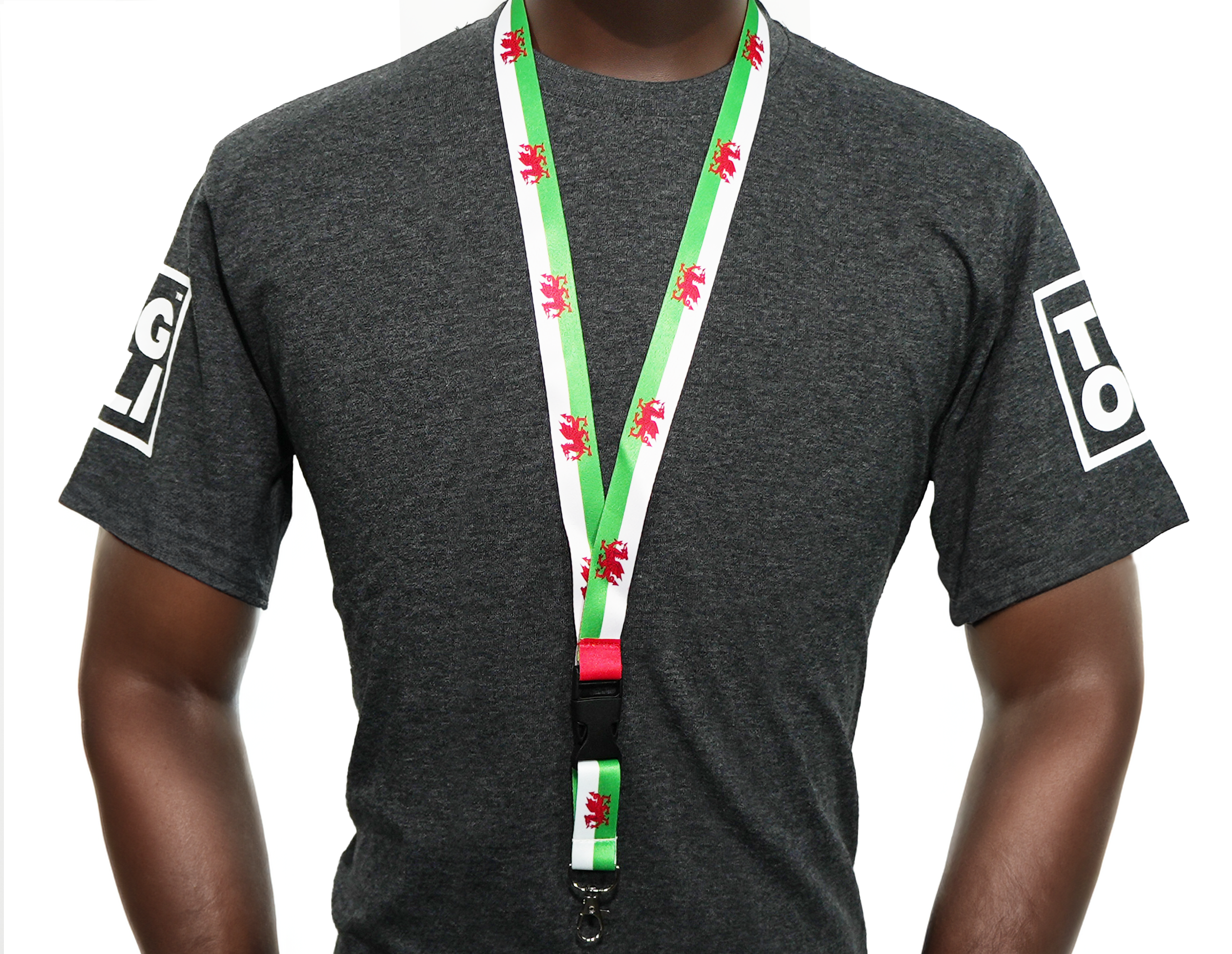 Wales Dragon Flag Lanyard