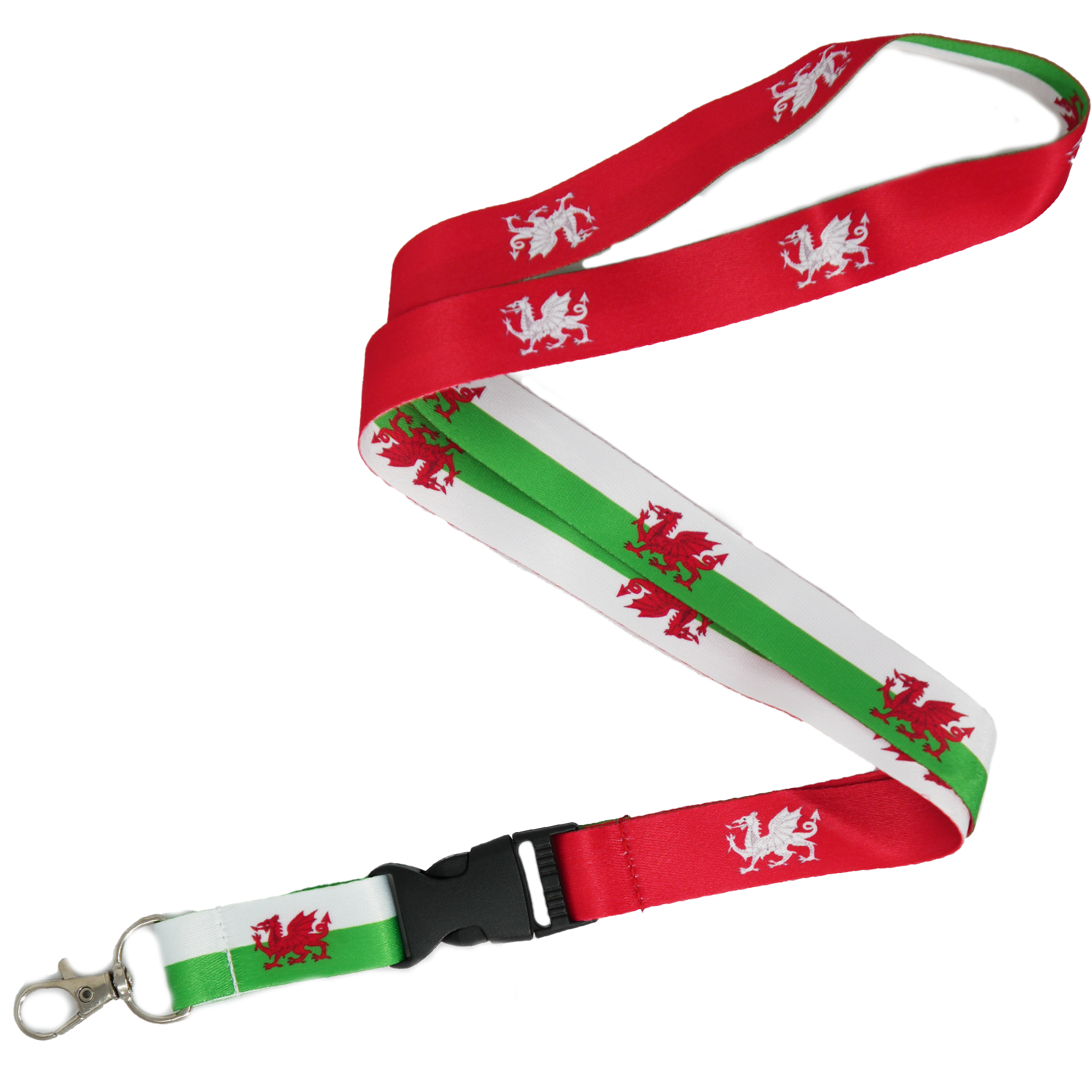 Wales Dragon Flag Lanyard