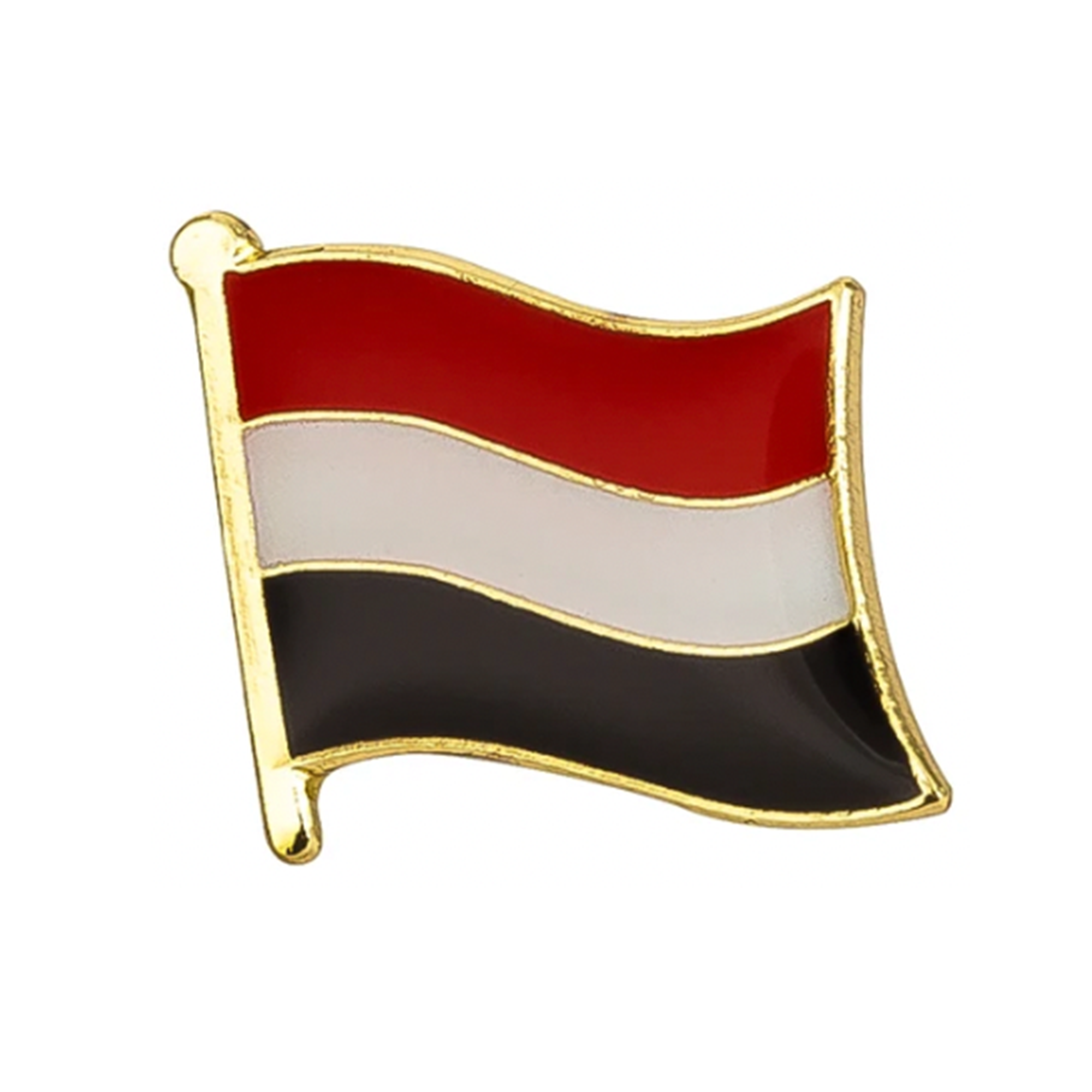 Yemen Crest Flag Pin Badge