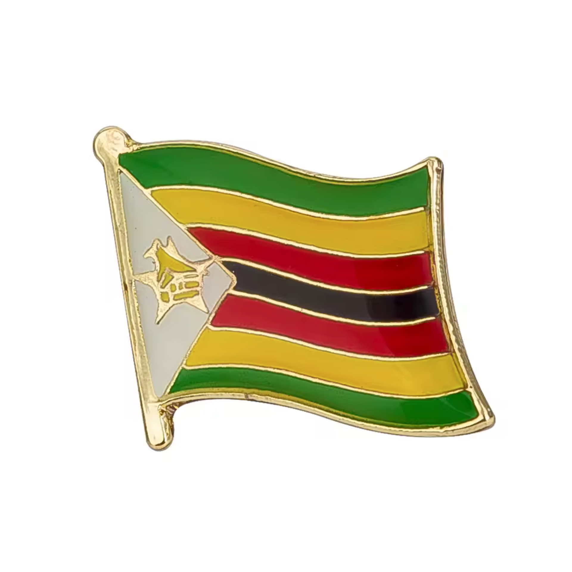 Zimbabwe Flag Pin Badge