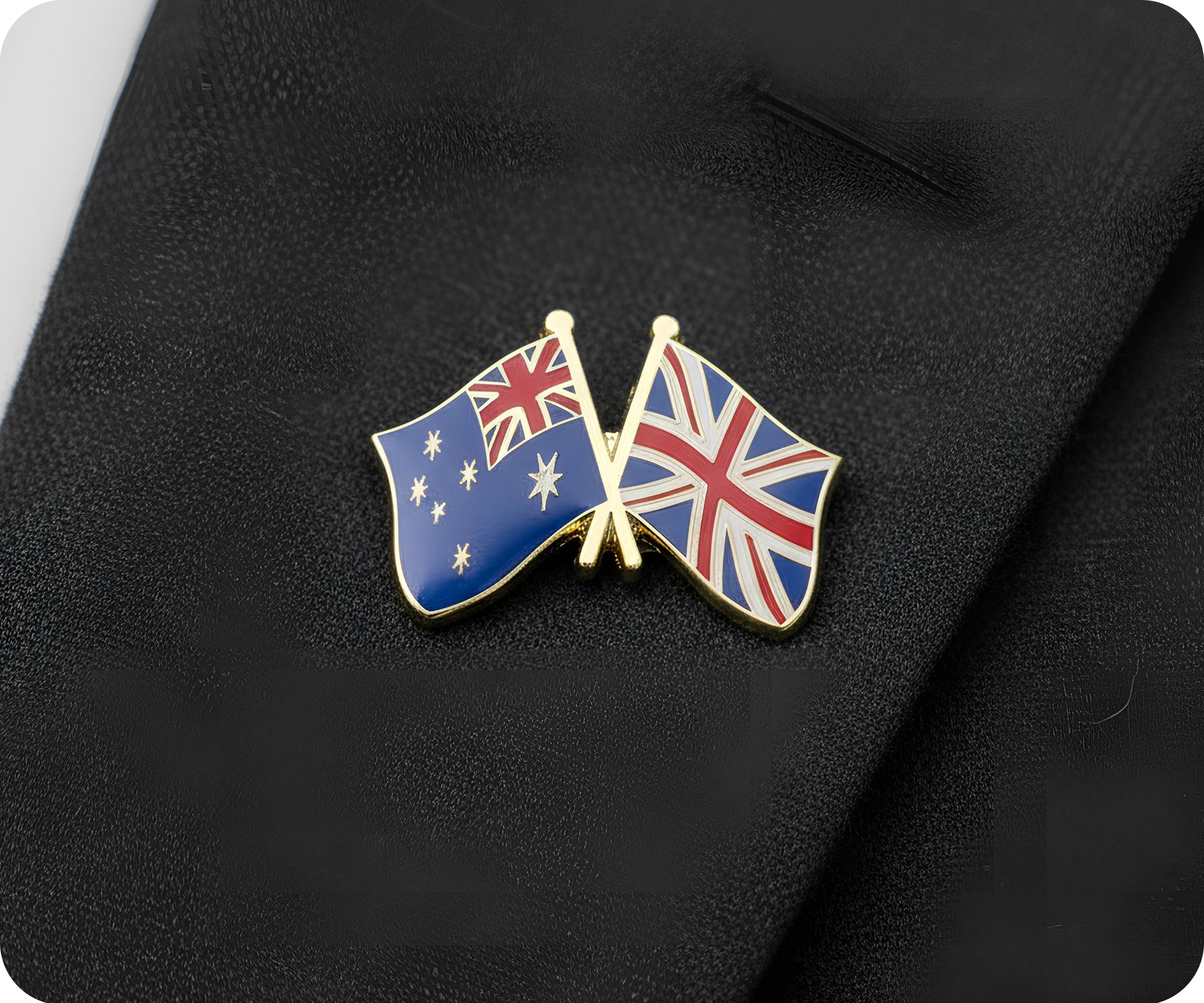Pin de la amistad entre Australia y el Reino Unido