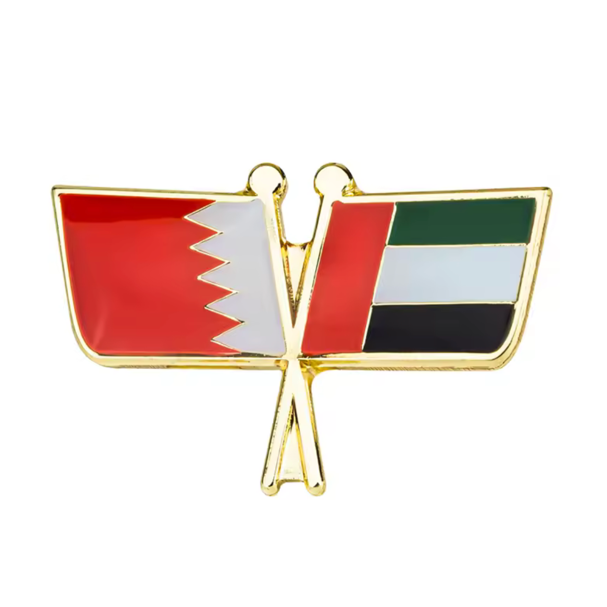 Bahrain & United Arab Emirates UAE Friendship Pin Badge