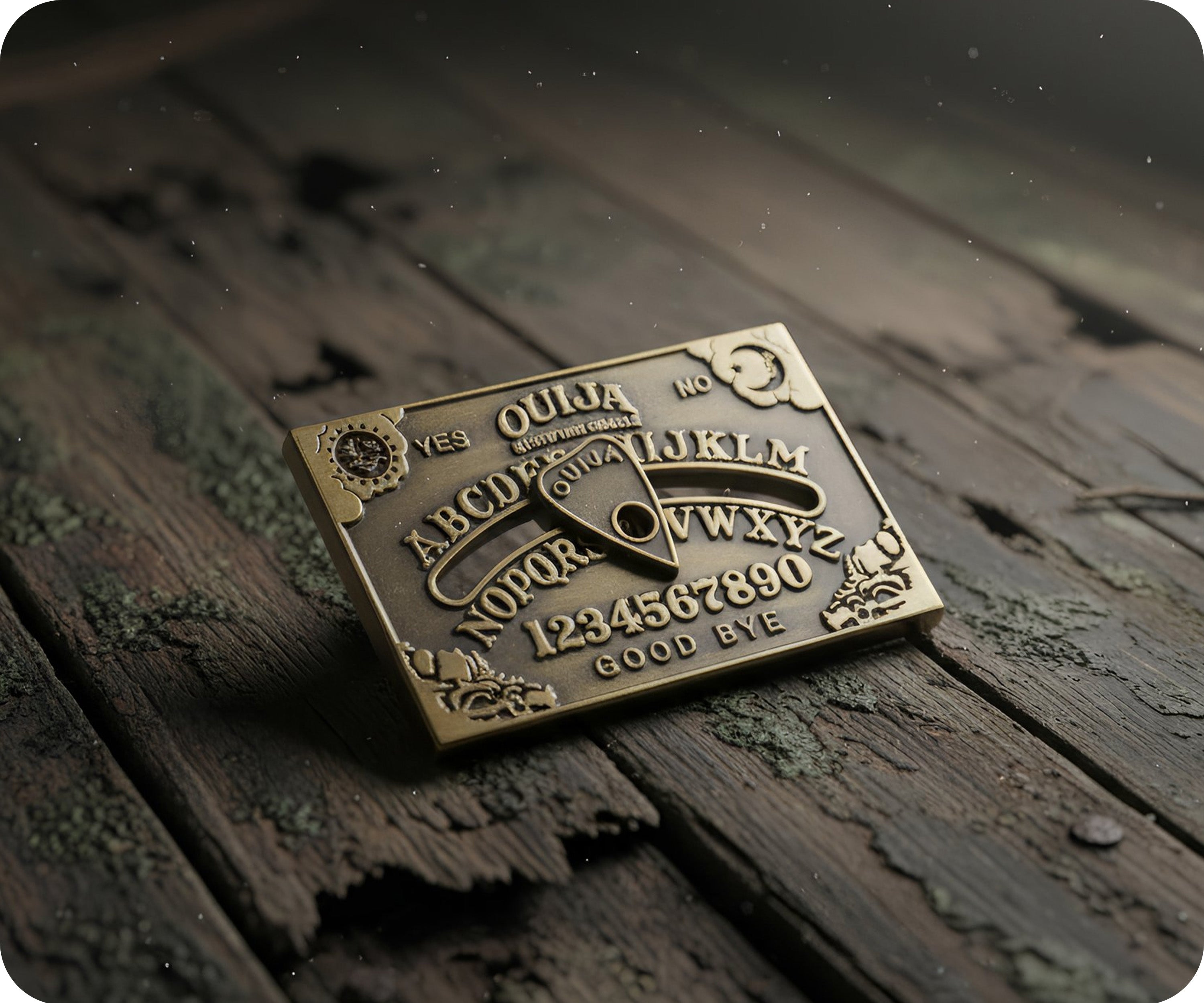 Spirit Board Moving Pin Badge