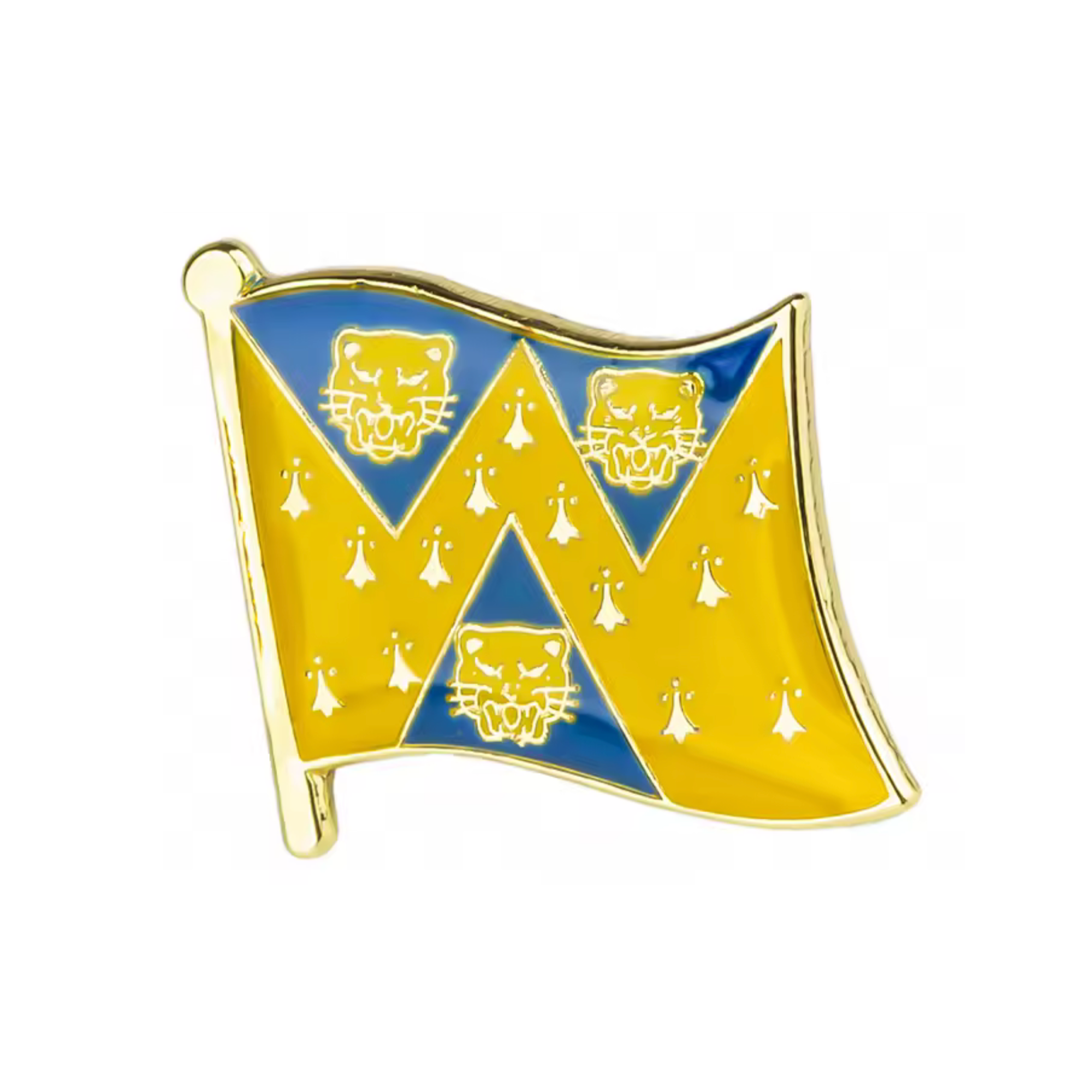 Cheshire Banner Of Arms County English Flag Pin Badge