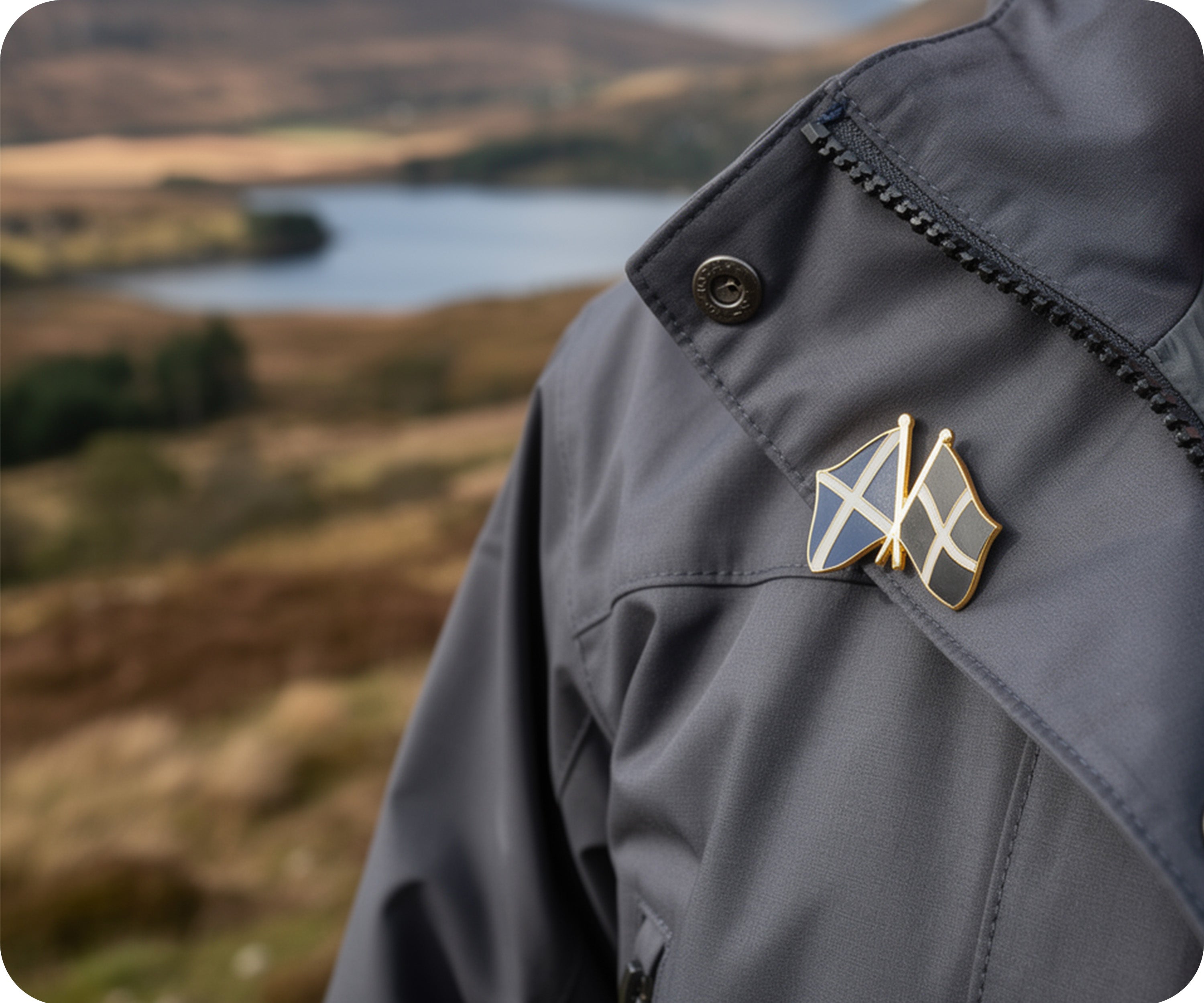 Pin de la amistad entre Escocia y Cornualles