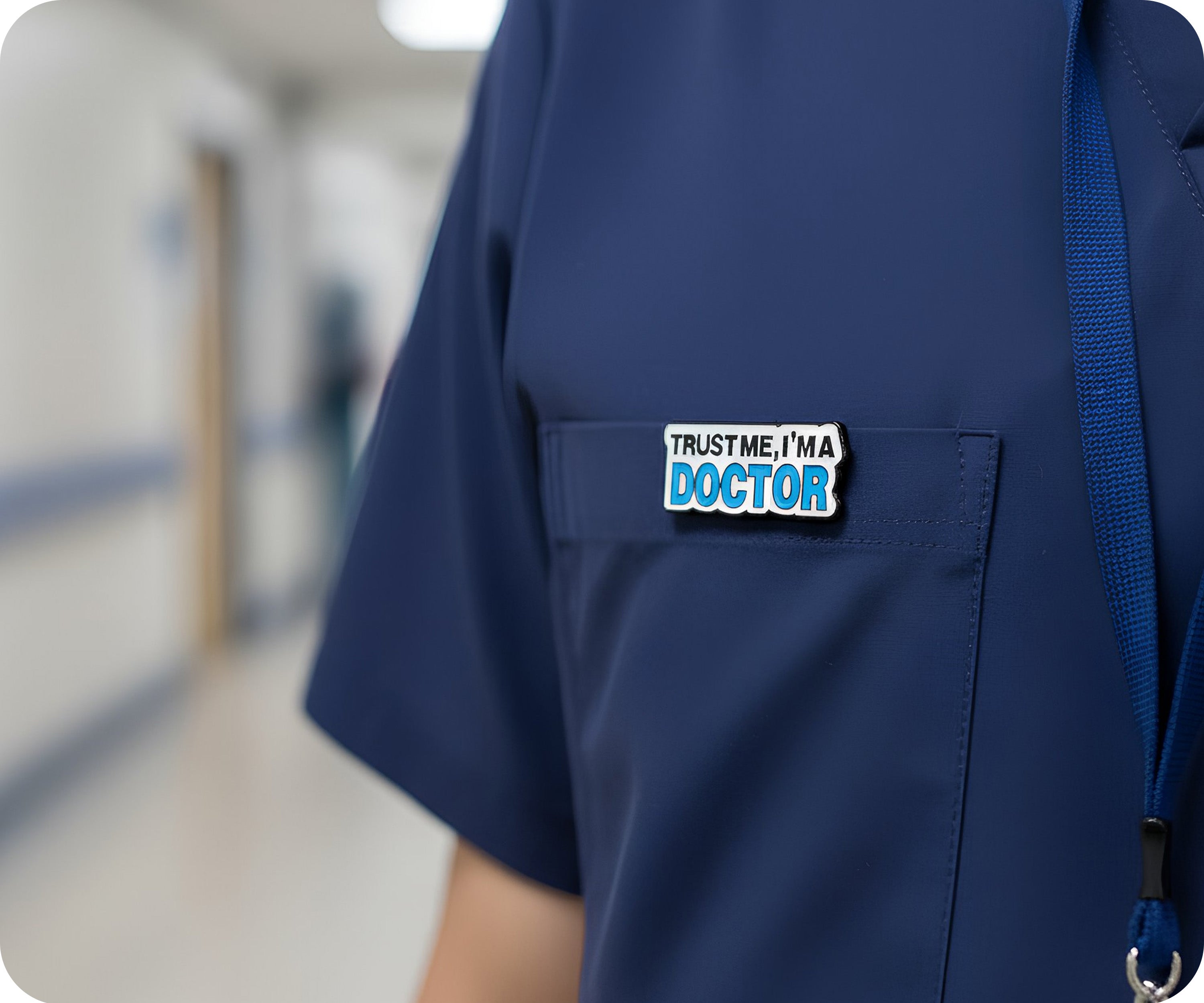 Trust Me I'm A Doctor Pin Badge