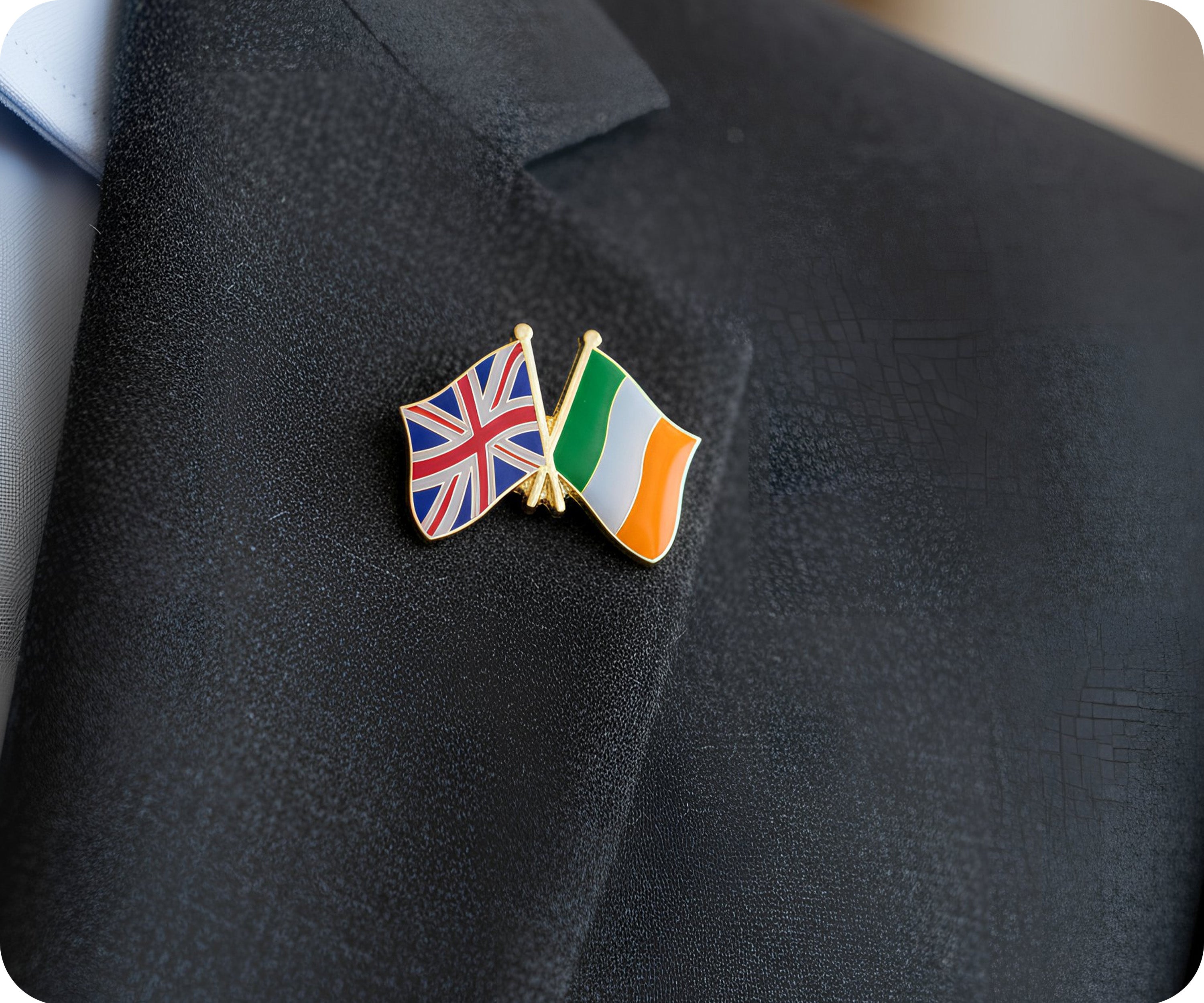 United Kingdom & Ireland Friendship Pin Badge