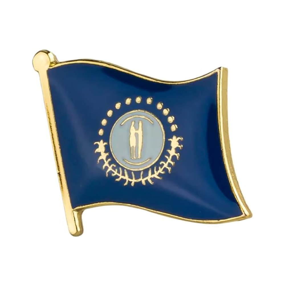 Kentucky Flag Pin Badge