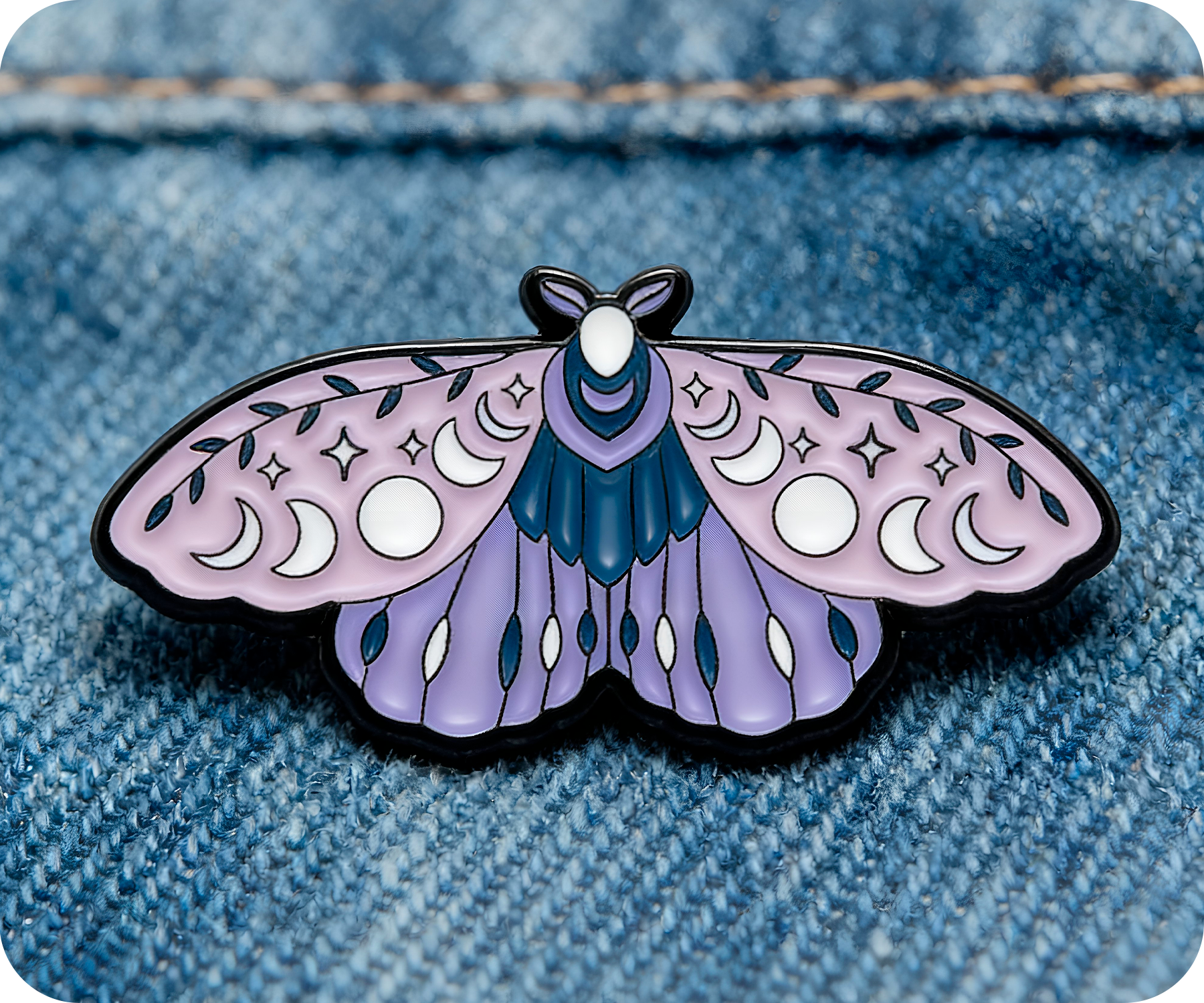 Mystic Spiritual Butterfly Pin Badge