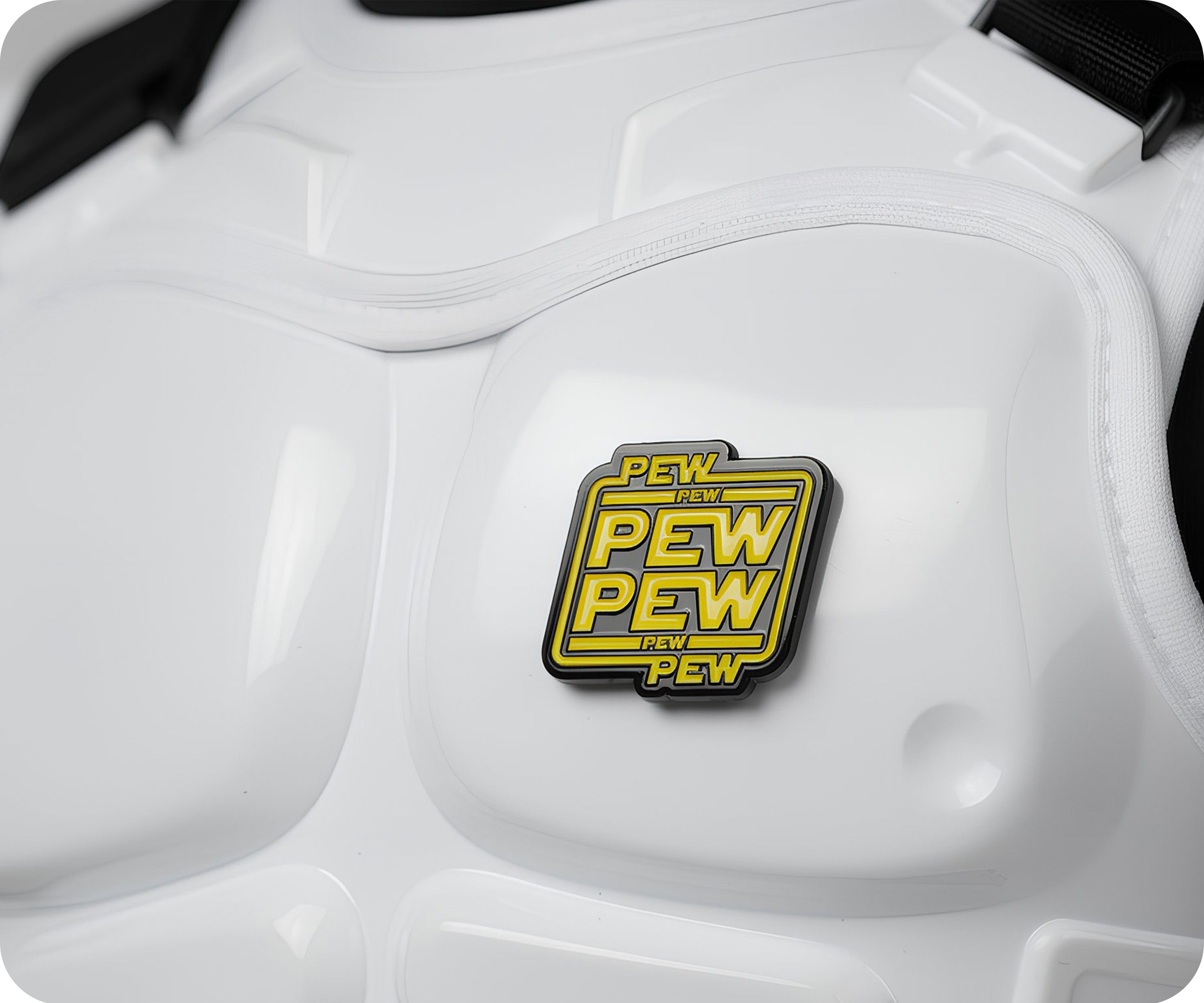 Pew Pew Pew! Space Pin Badge