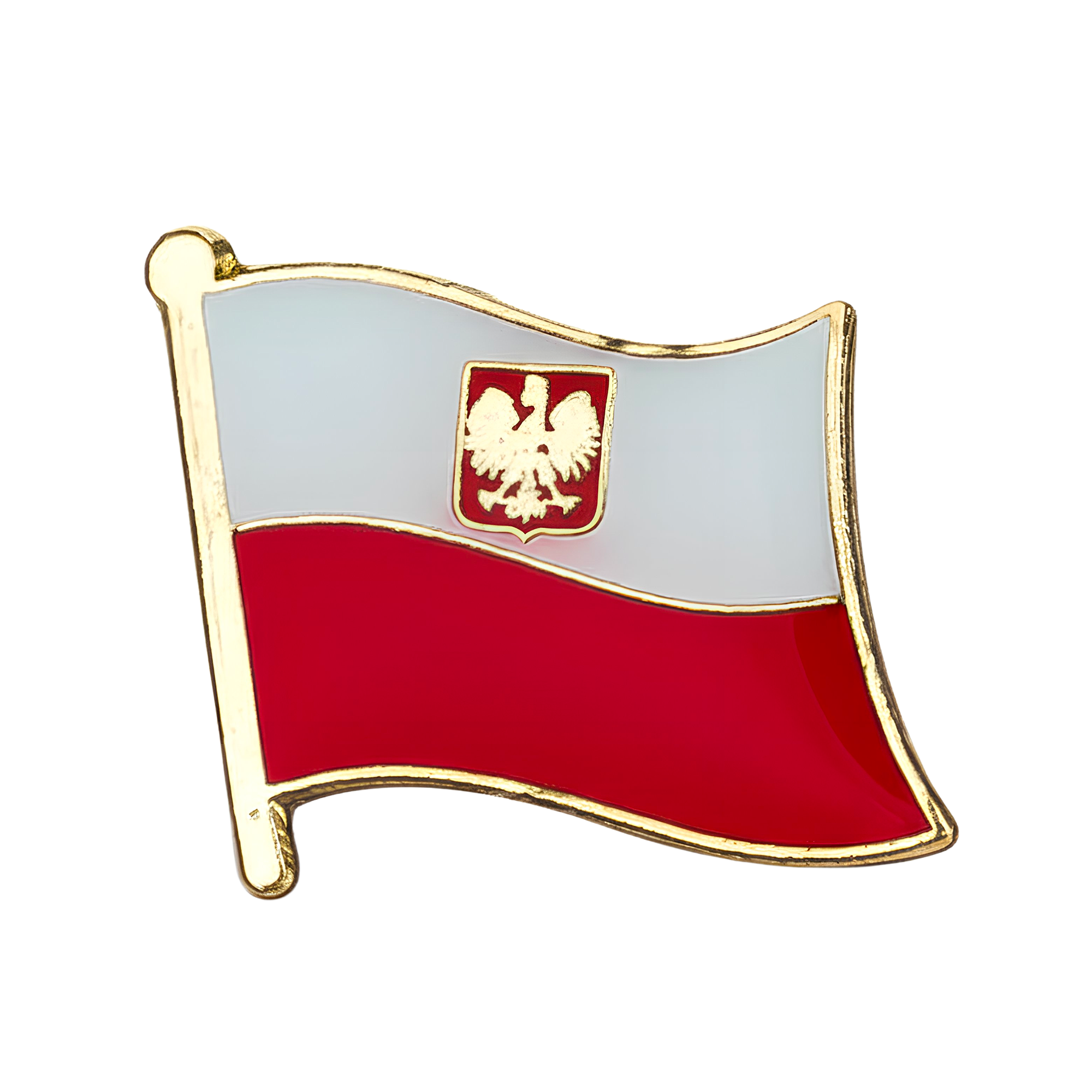 Pin con la bandera de la marina polaca