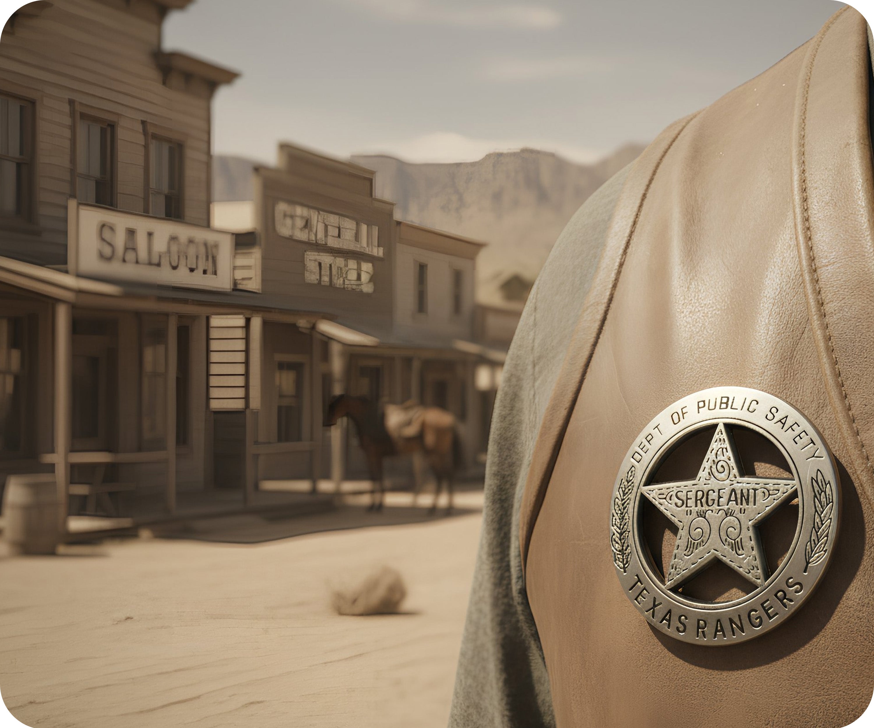 Texas Ranger Pin Badge