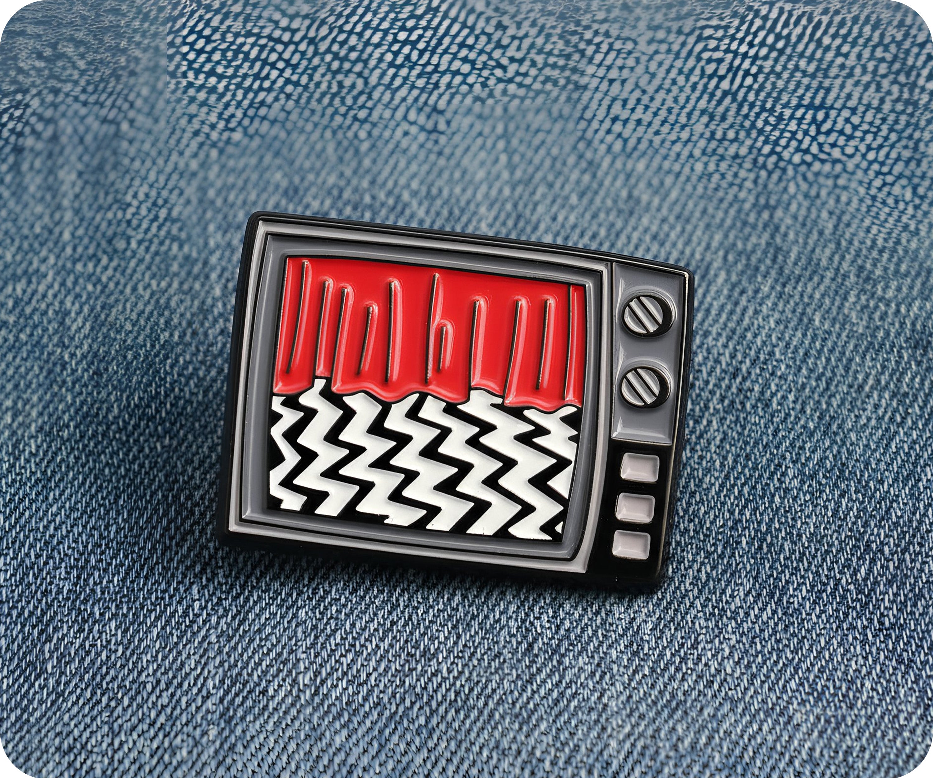 Horror Television Twin Peaks Pin Badge