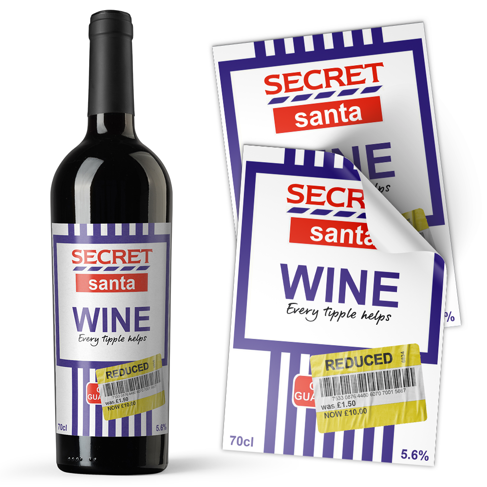 Supermarket Secret Santa Wine