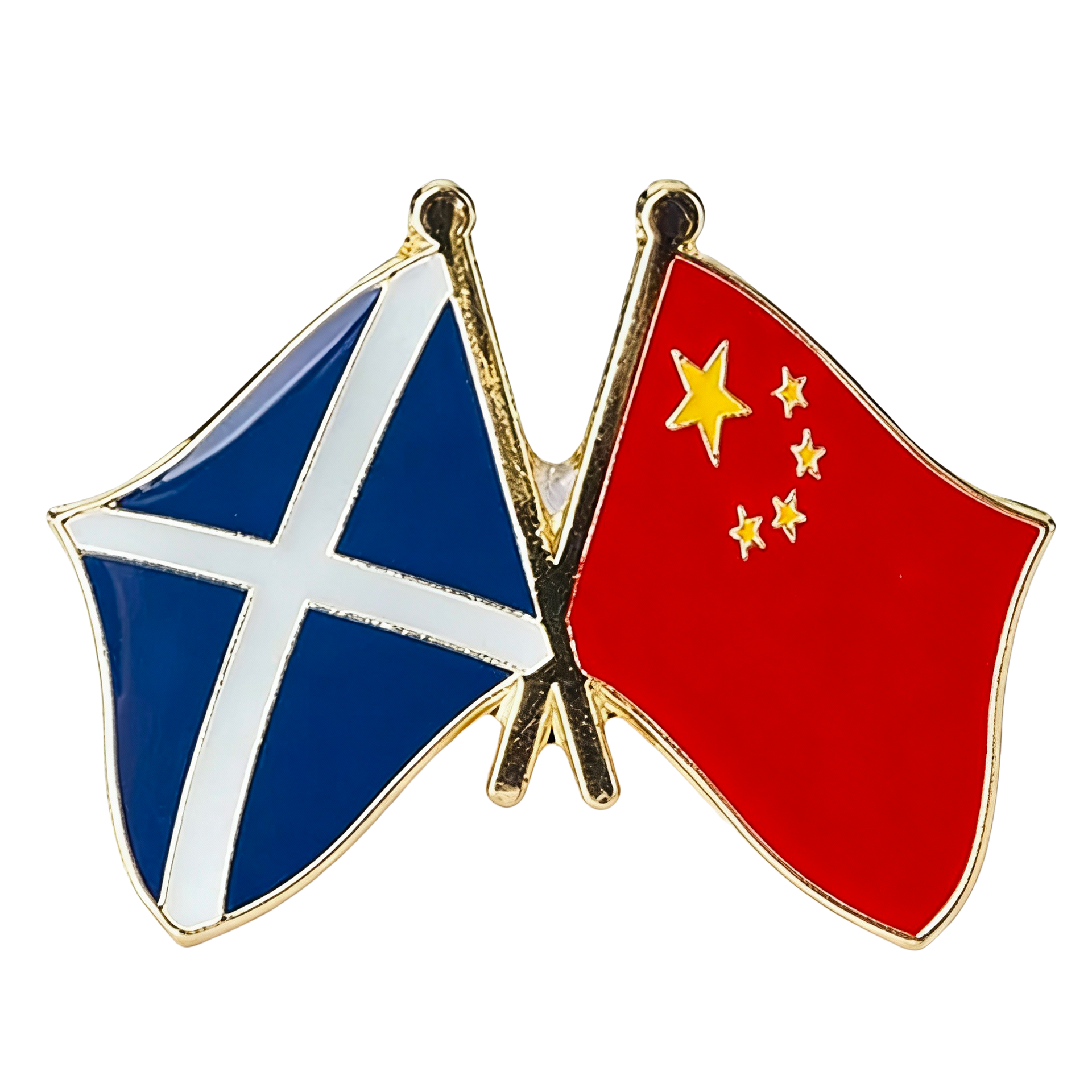 Scotland & China Friendship Pin Badge