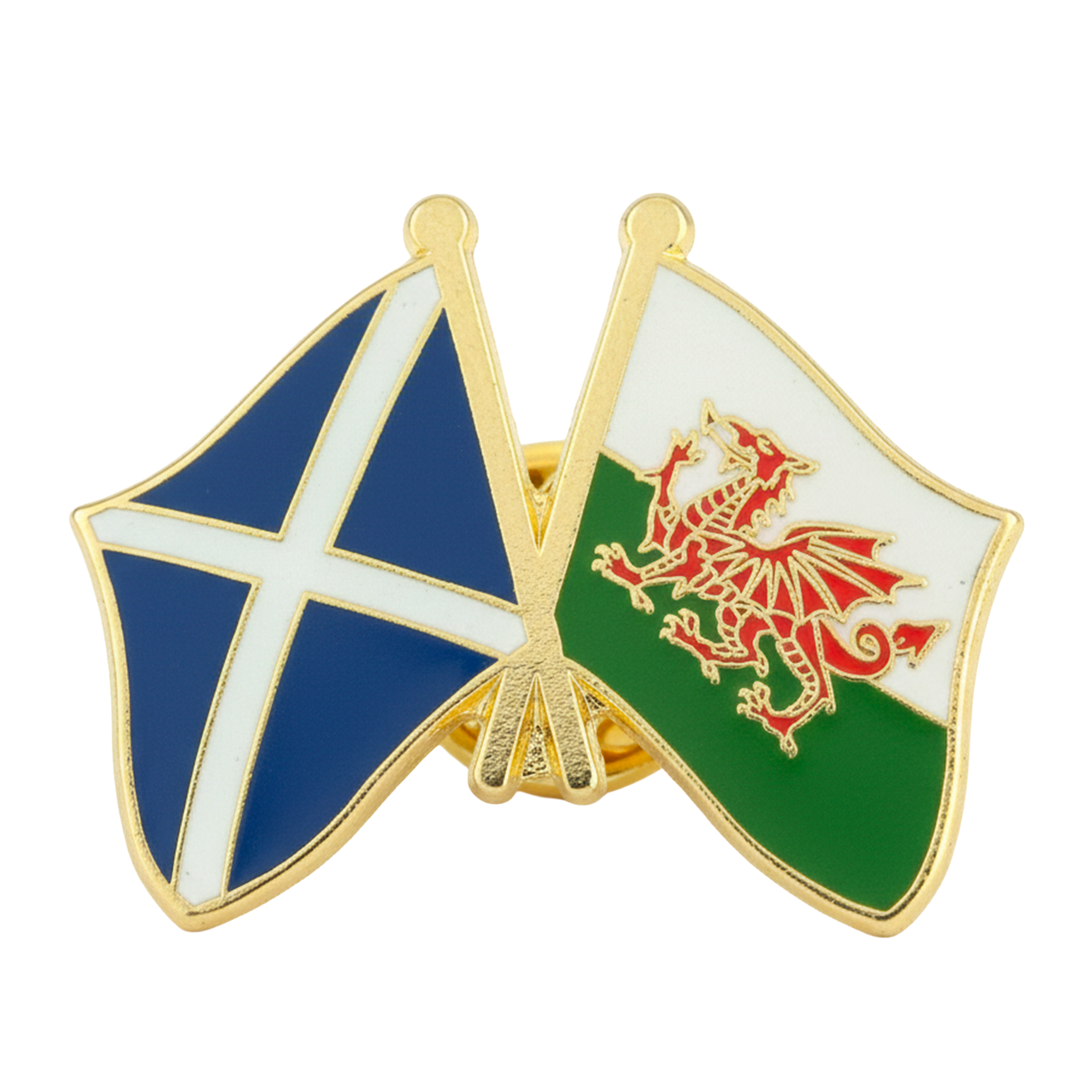 Scotland & Wales Friendship Pin Badge