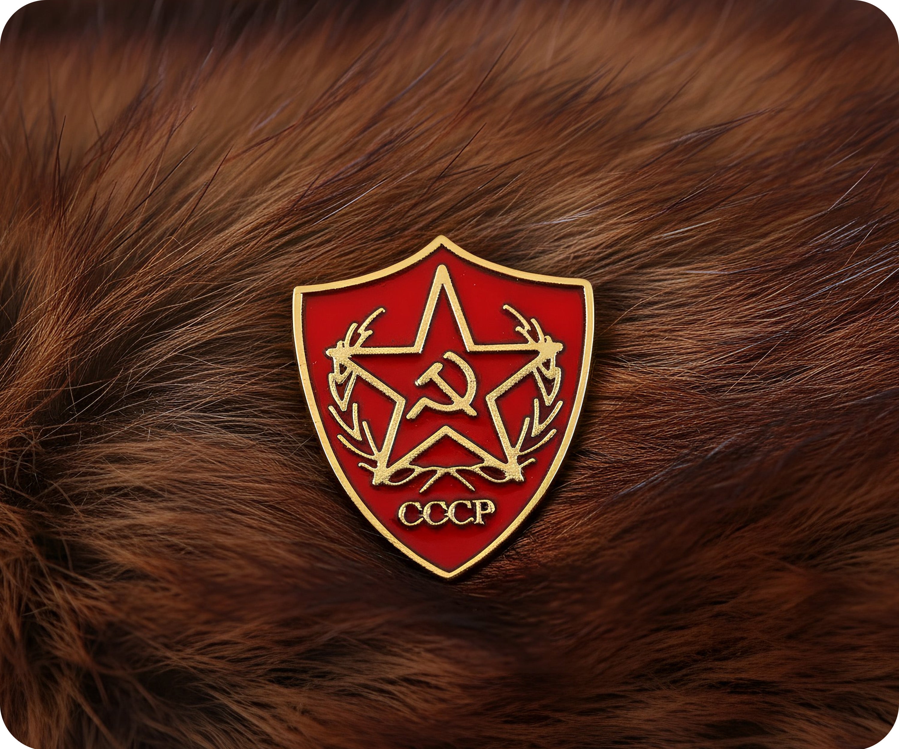 Union of Soviet Socialist Republics KGB CCCP Pin Badge