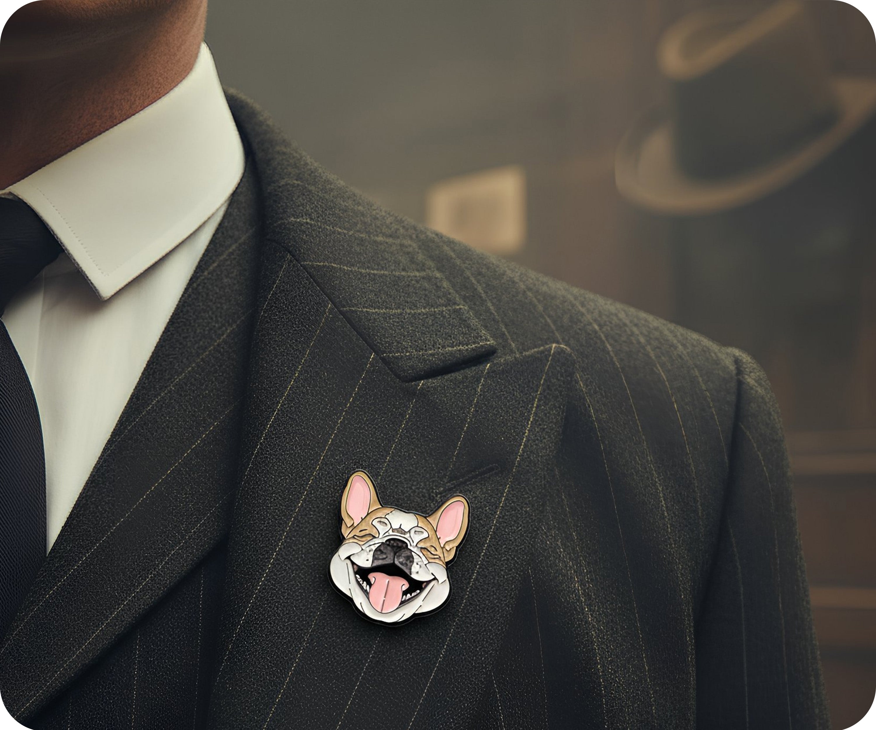 Staffordshire Bull Terrier Dog Pin Badge