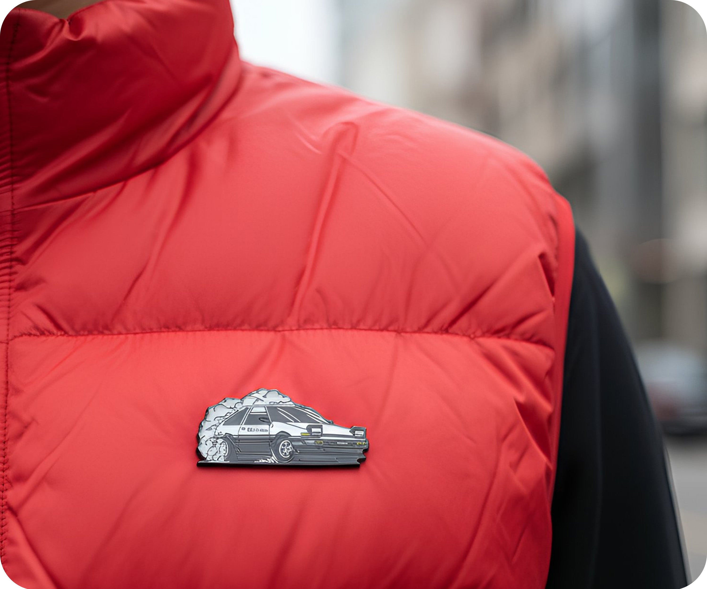 Toyota AE86 Sprinter Trueno Pin Badge