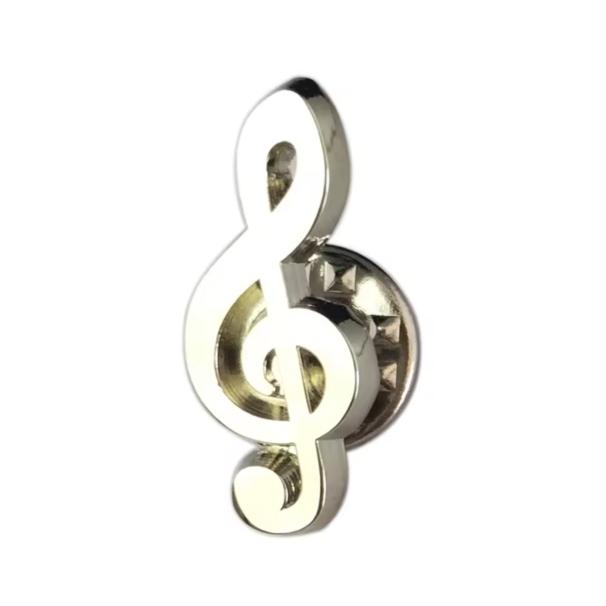 Treble Clef Musical Note Pin Badge