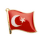 Turkey Flag Pin Badge