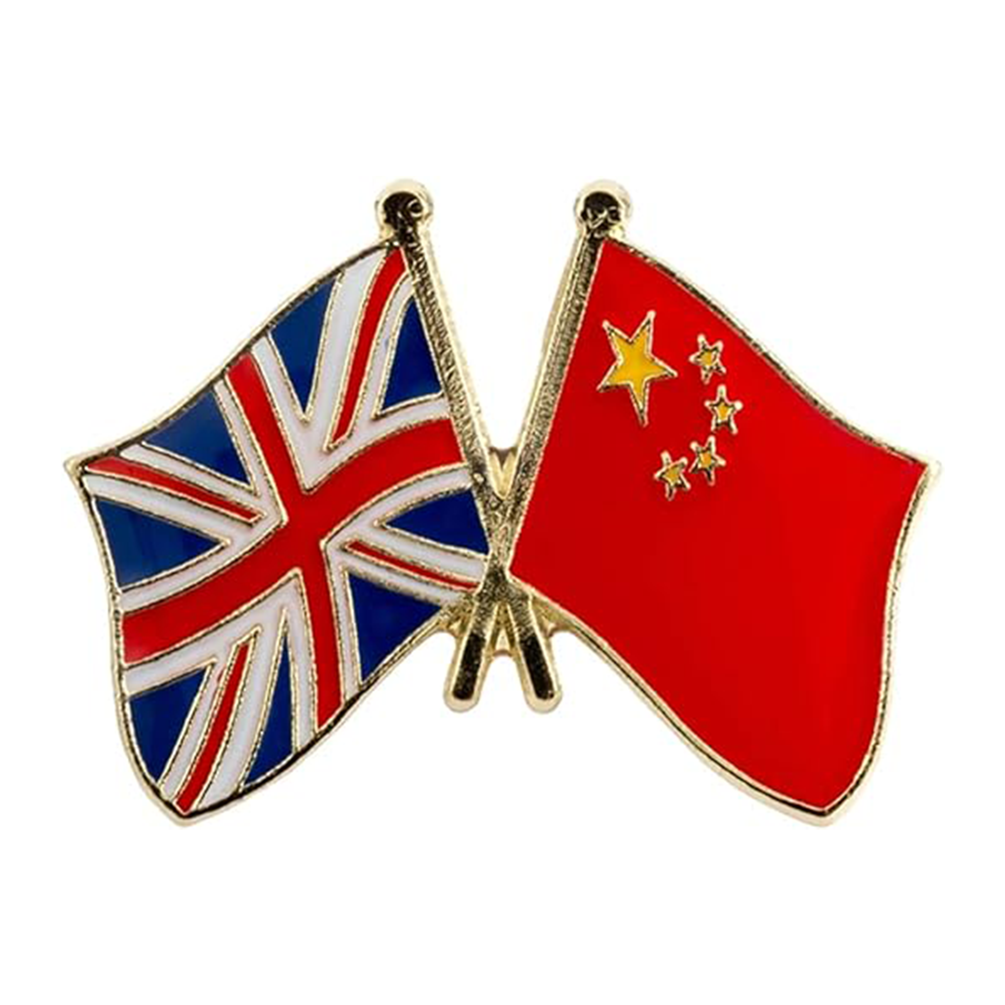Pin de amistad entre el Reino Unido y China