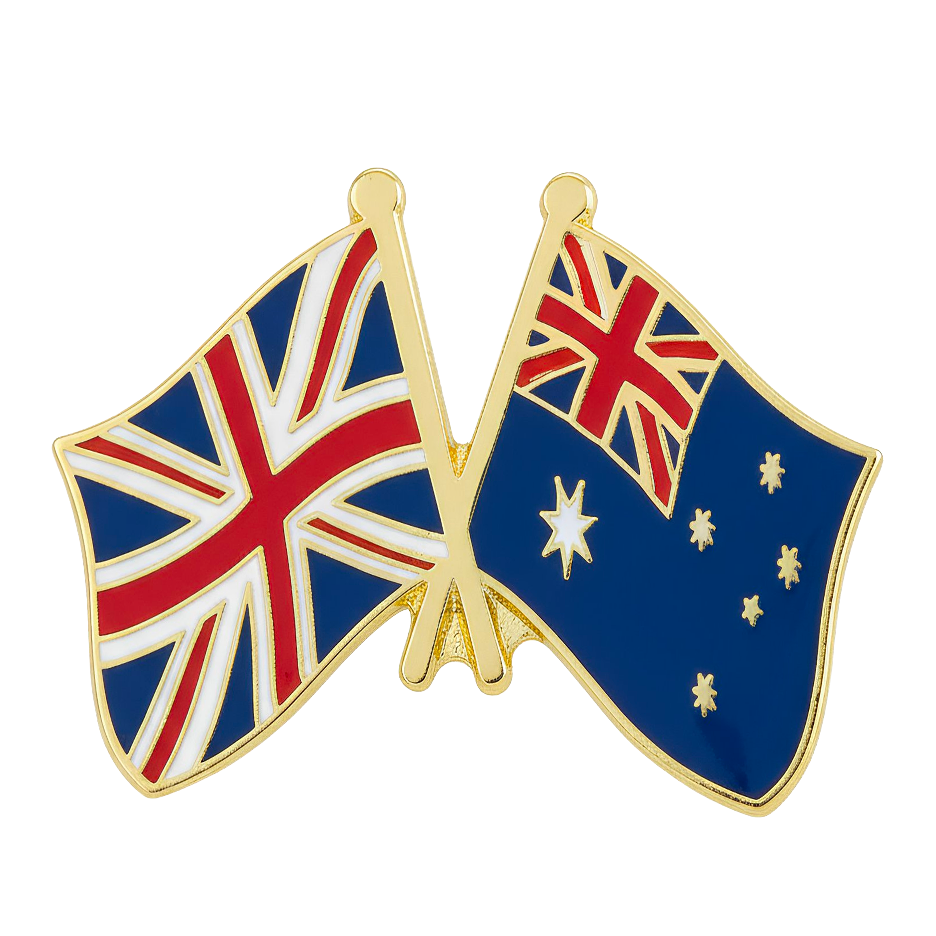 United Kingdom & Australia Friendship Pin Badge