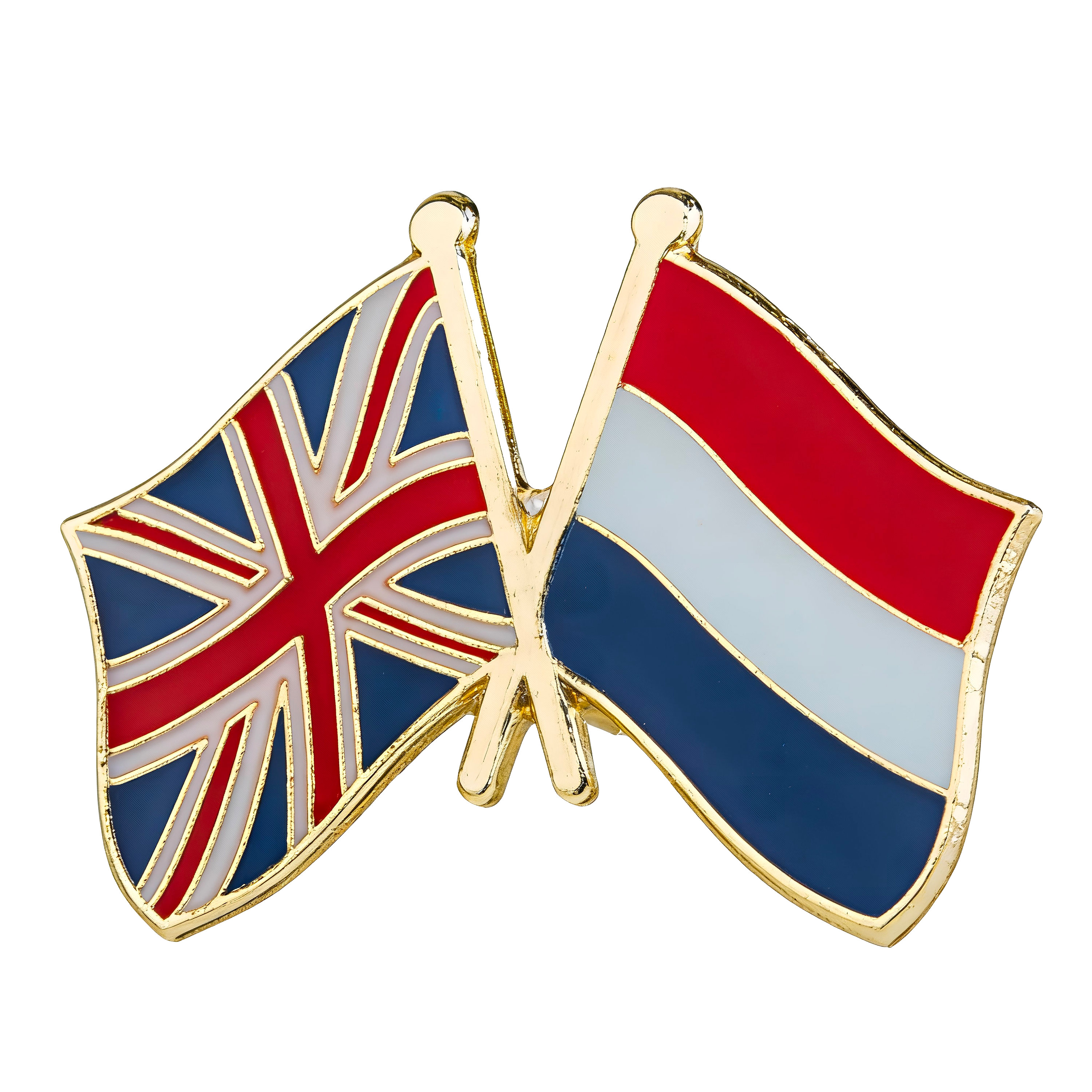 Pin de amistad entre el Reino Unido y los Países Bajos