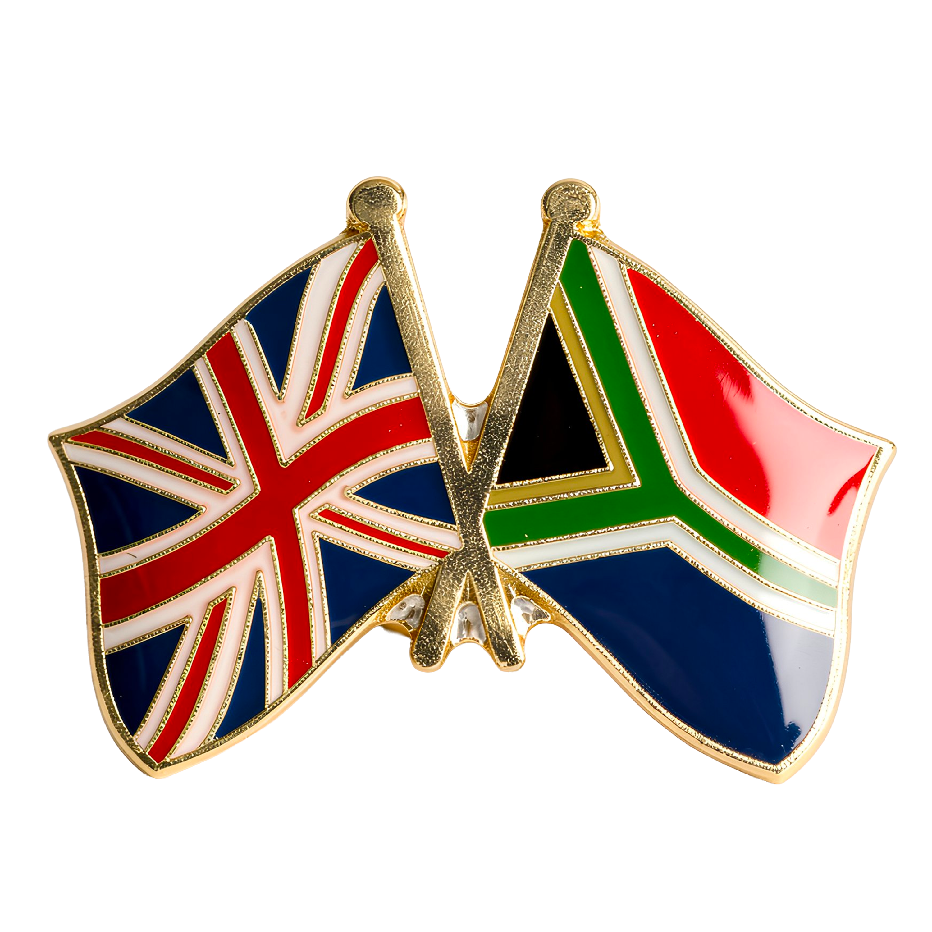 Pin de amistad entre el Reino Unido y Sudáfrica