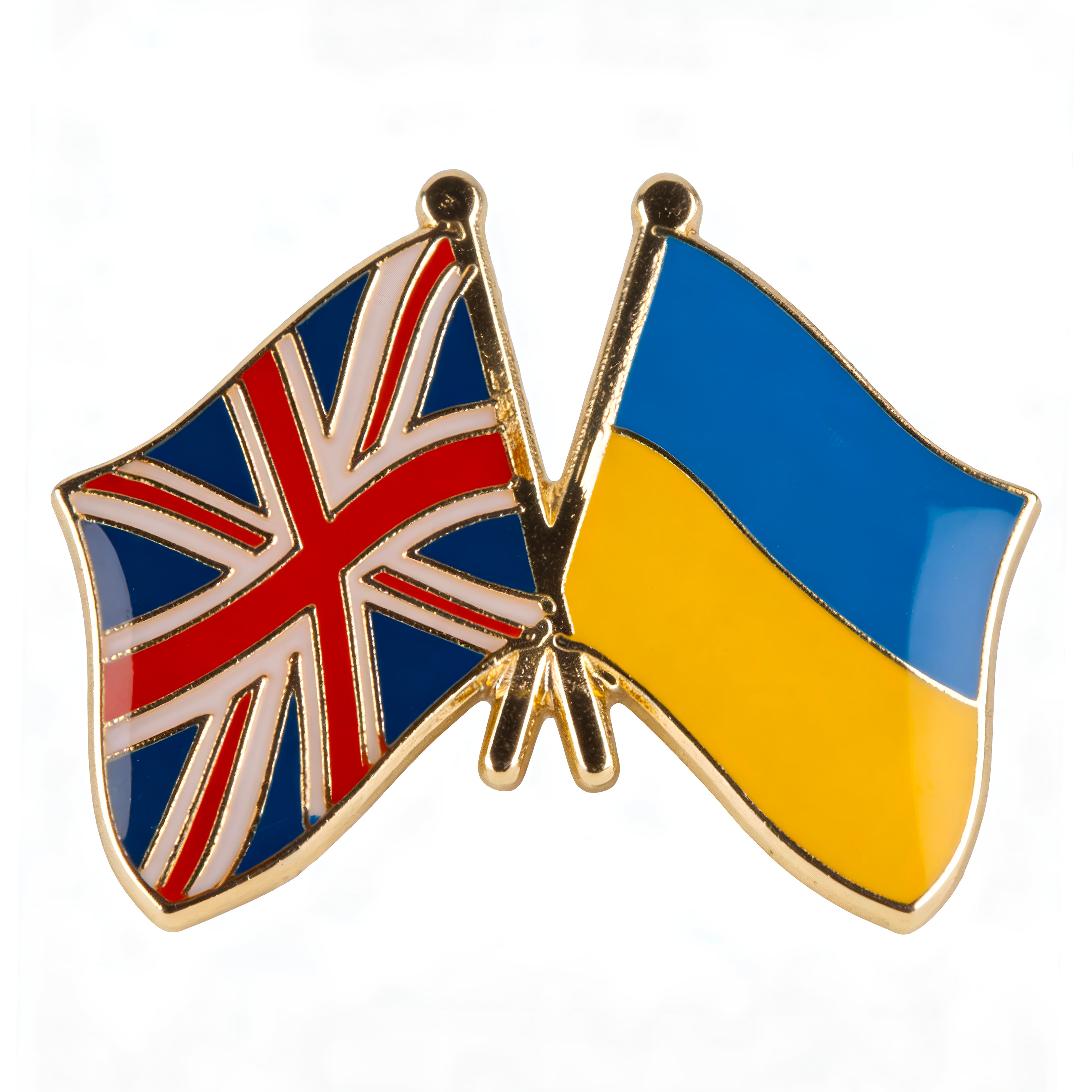 Pin de amistad entre el Reino Unido y Ucrania