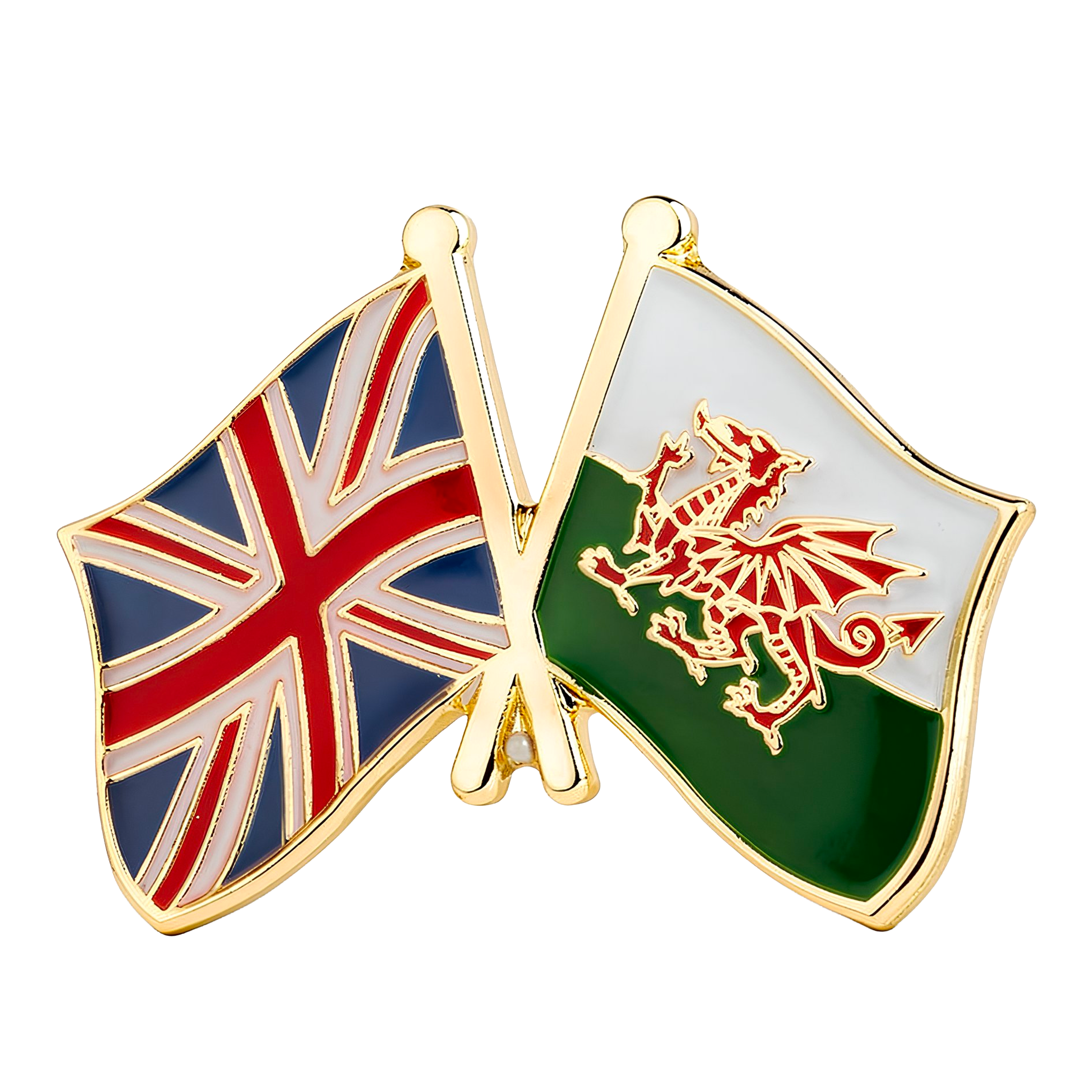 United Kingdom & Wales Friendship Pin Badge