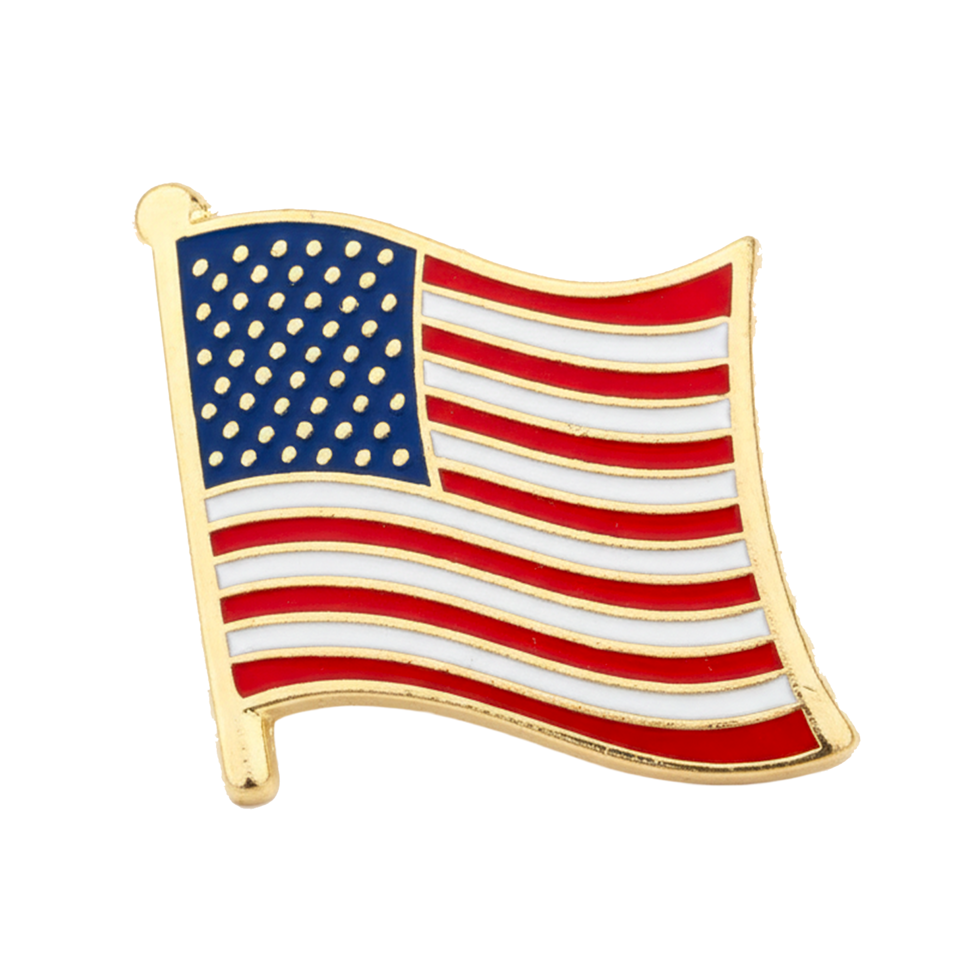 Pin con la bandera de los Estados Unidos de América