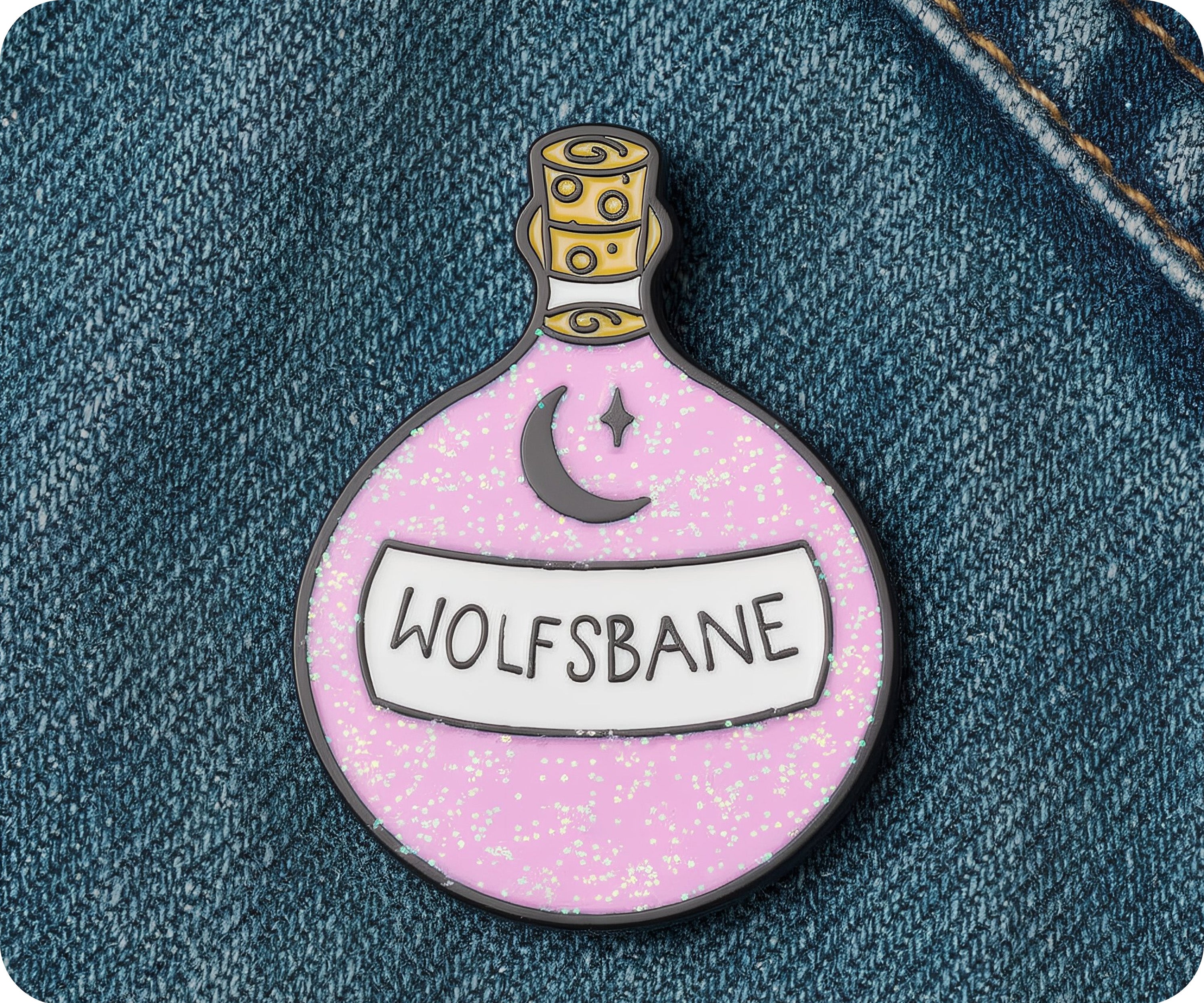 Wolfsbane Potion Pin Badge