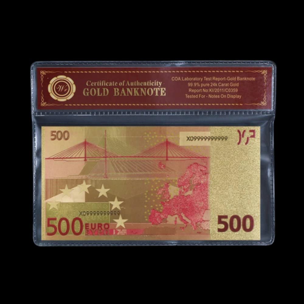 €500 Euro Golden Banknote