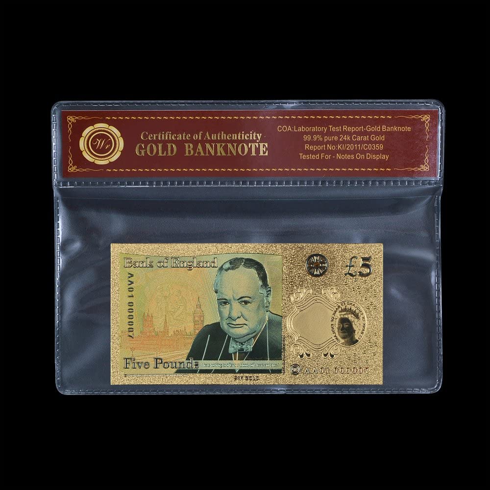£5 UK Golden Banknote