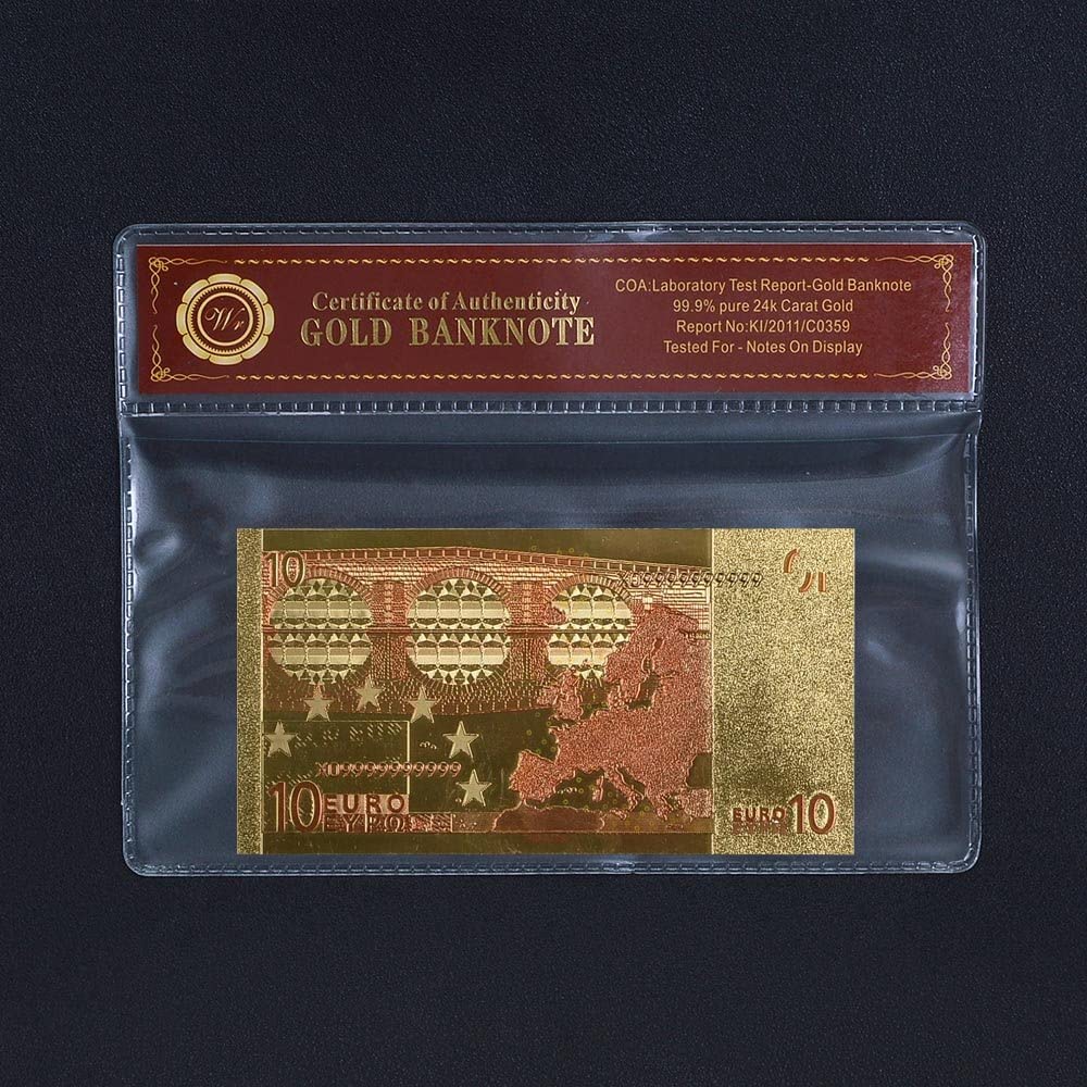 €10 Euro Golden Banknote
