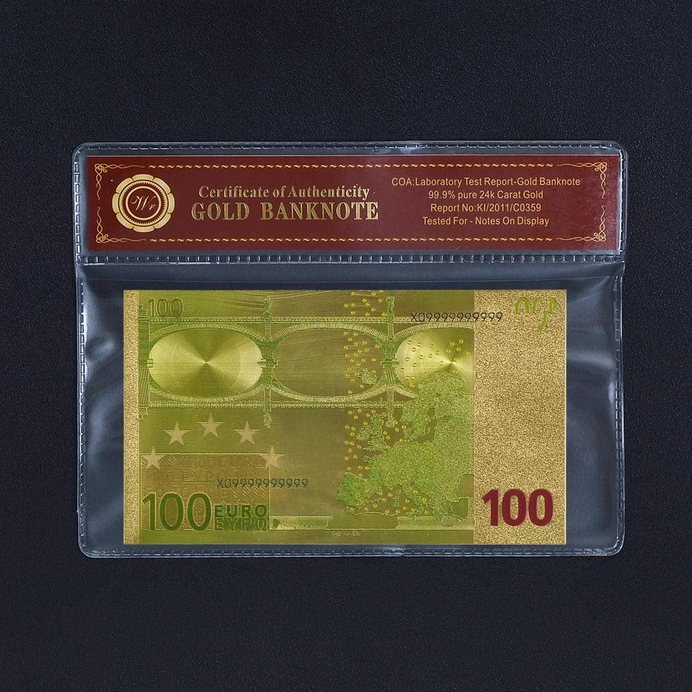 €100 Euro Golden Banknote