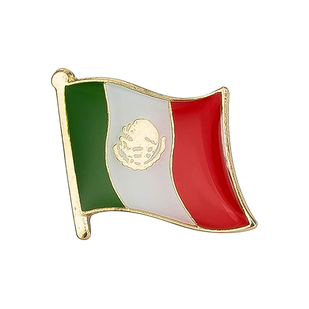 Mexico Flag Pin Badge
