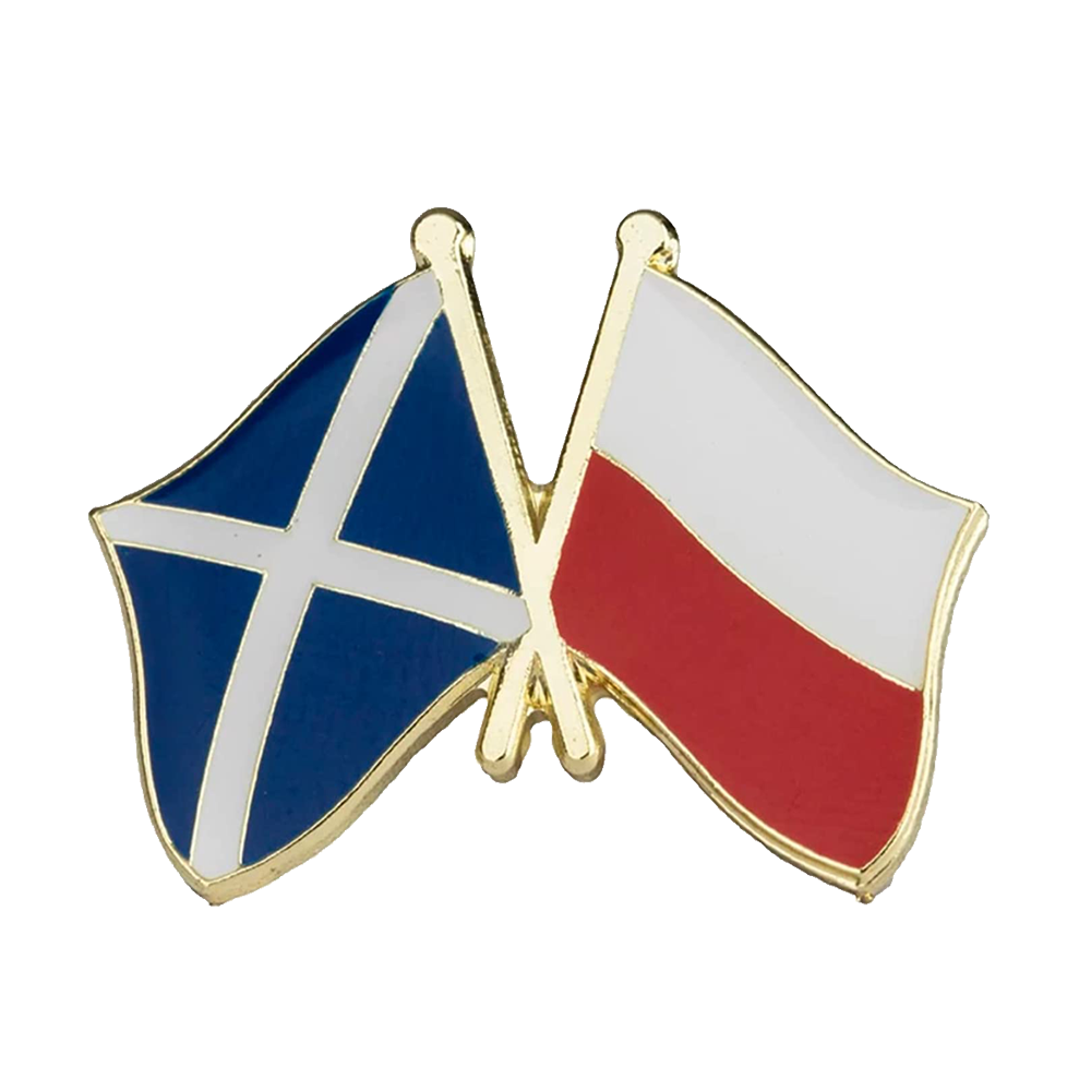 Pin de la amistad entre Escocia y Polonia