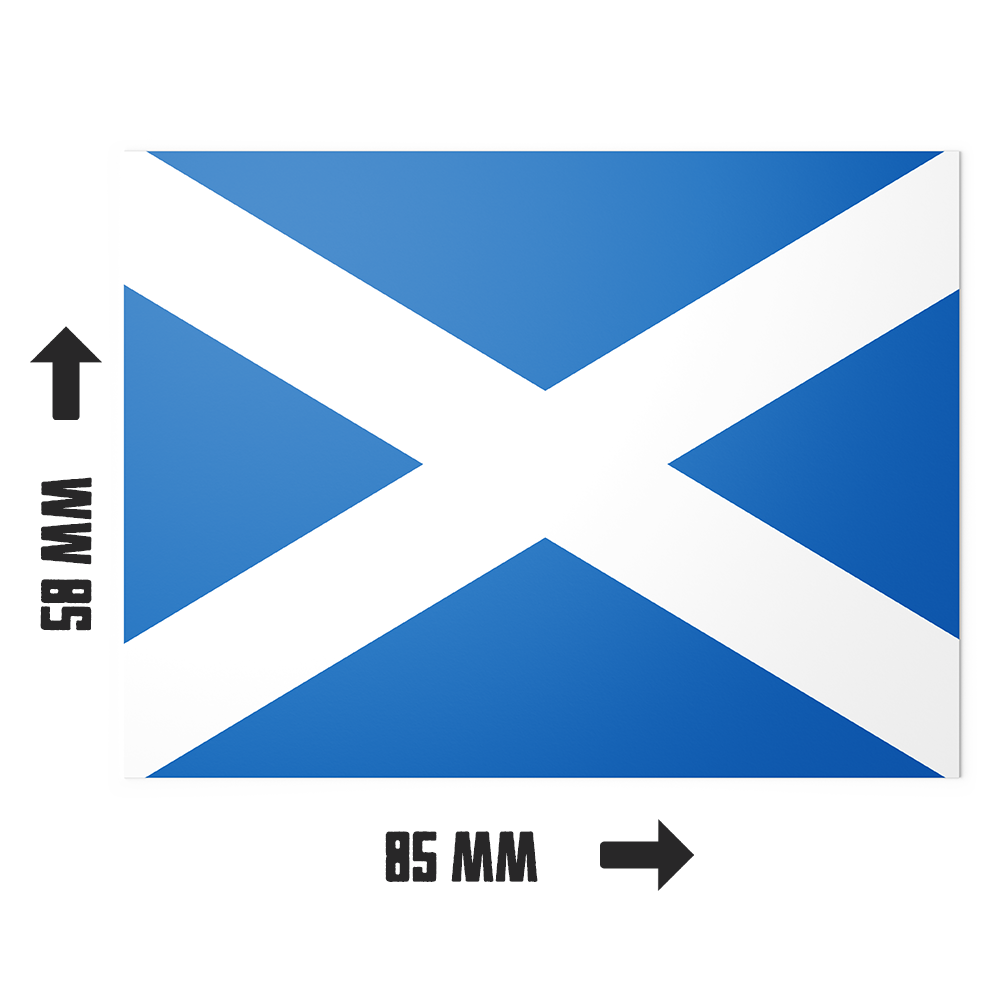20 X Scotland Flag Stickers