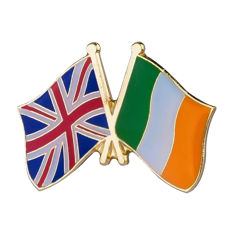 Pin de la amistad entre el Reino Unido e Irlanda