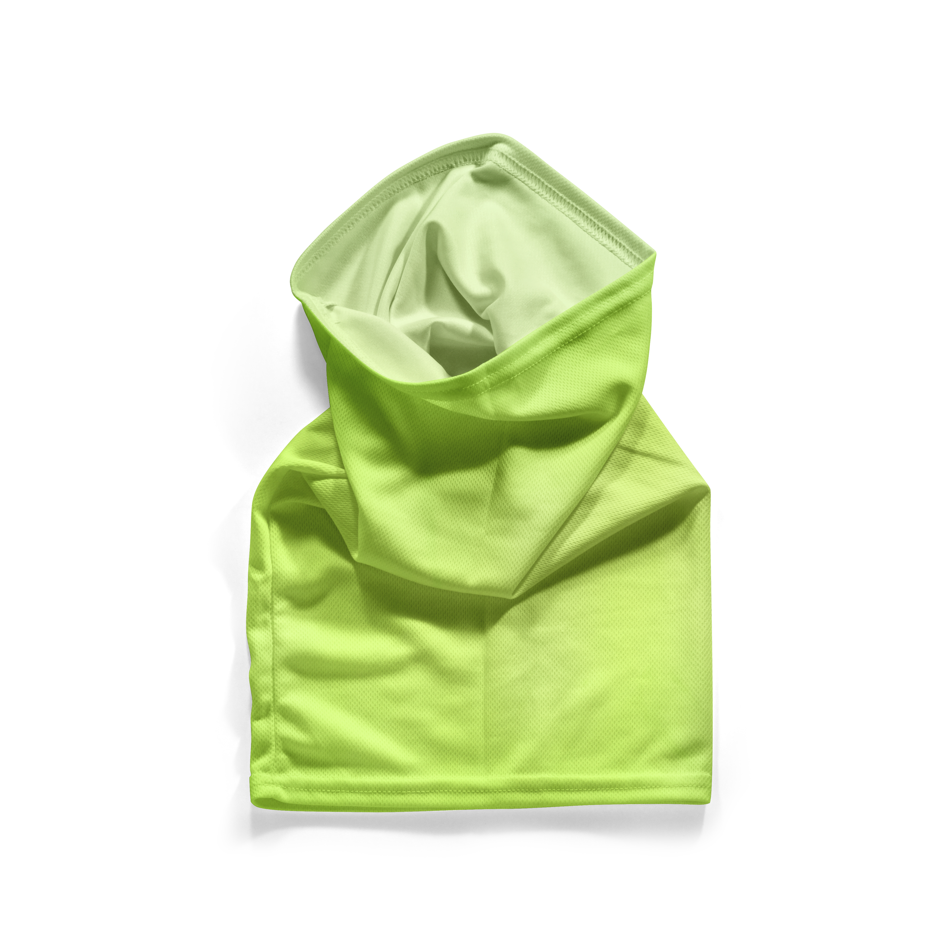 Neon Yellow Green Snood  – Breathable Mask Neck Gaiter Face Covering