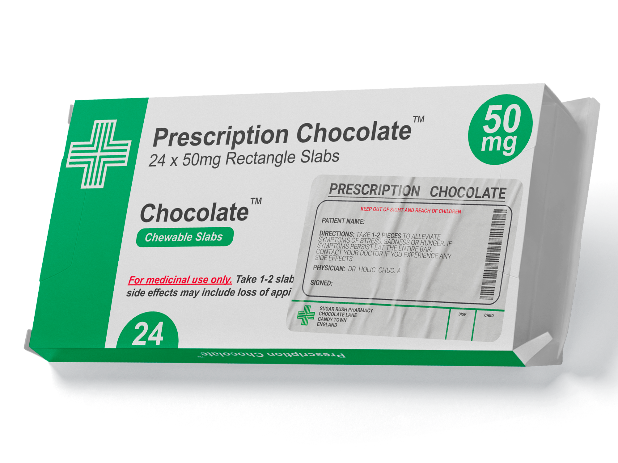 Novelty Prescription Chocolate Gift Boxes