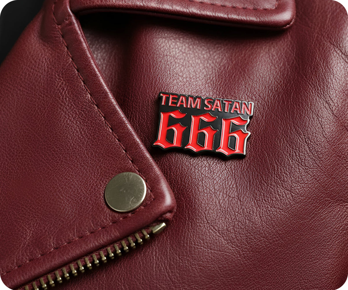 Team Satan 666 Pin Badge – Tigoli