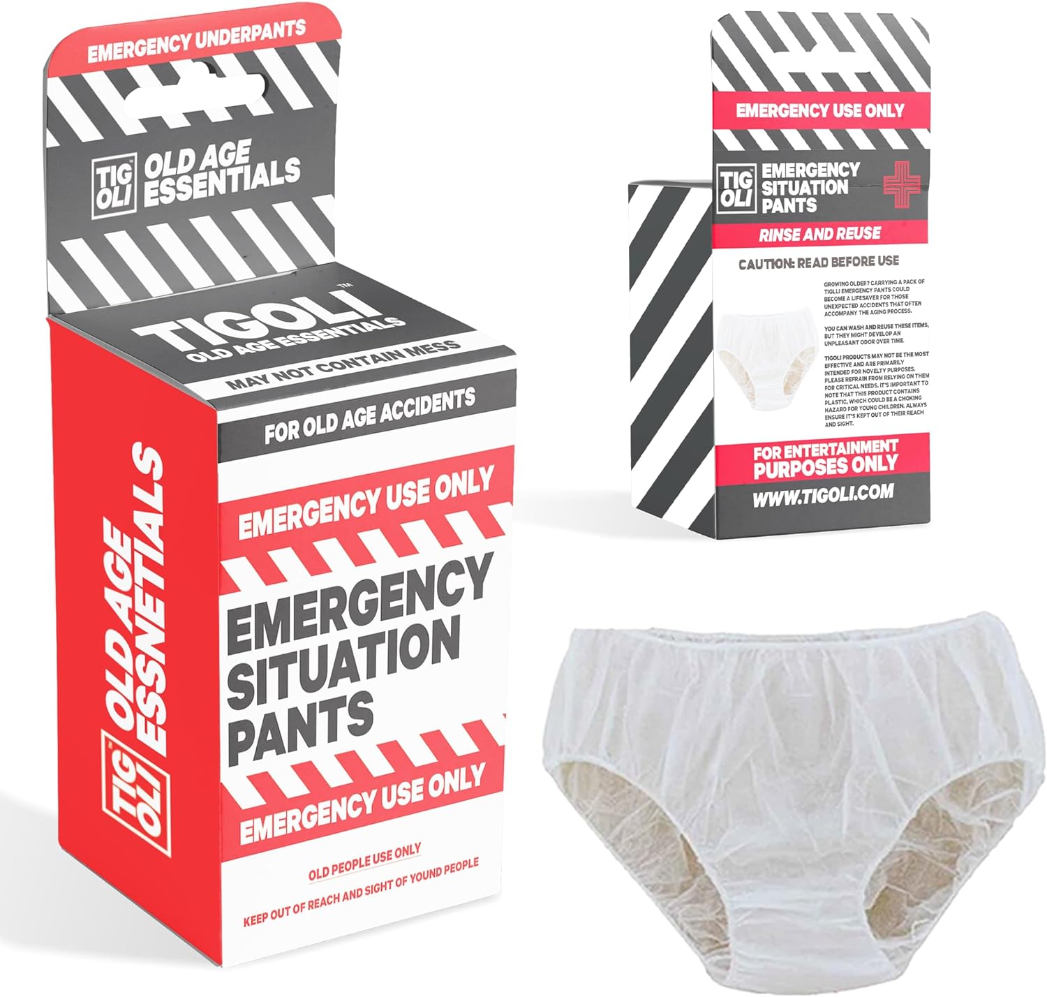 Emergency Situation Pants! - Old Age Retirement – Panda Loco