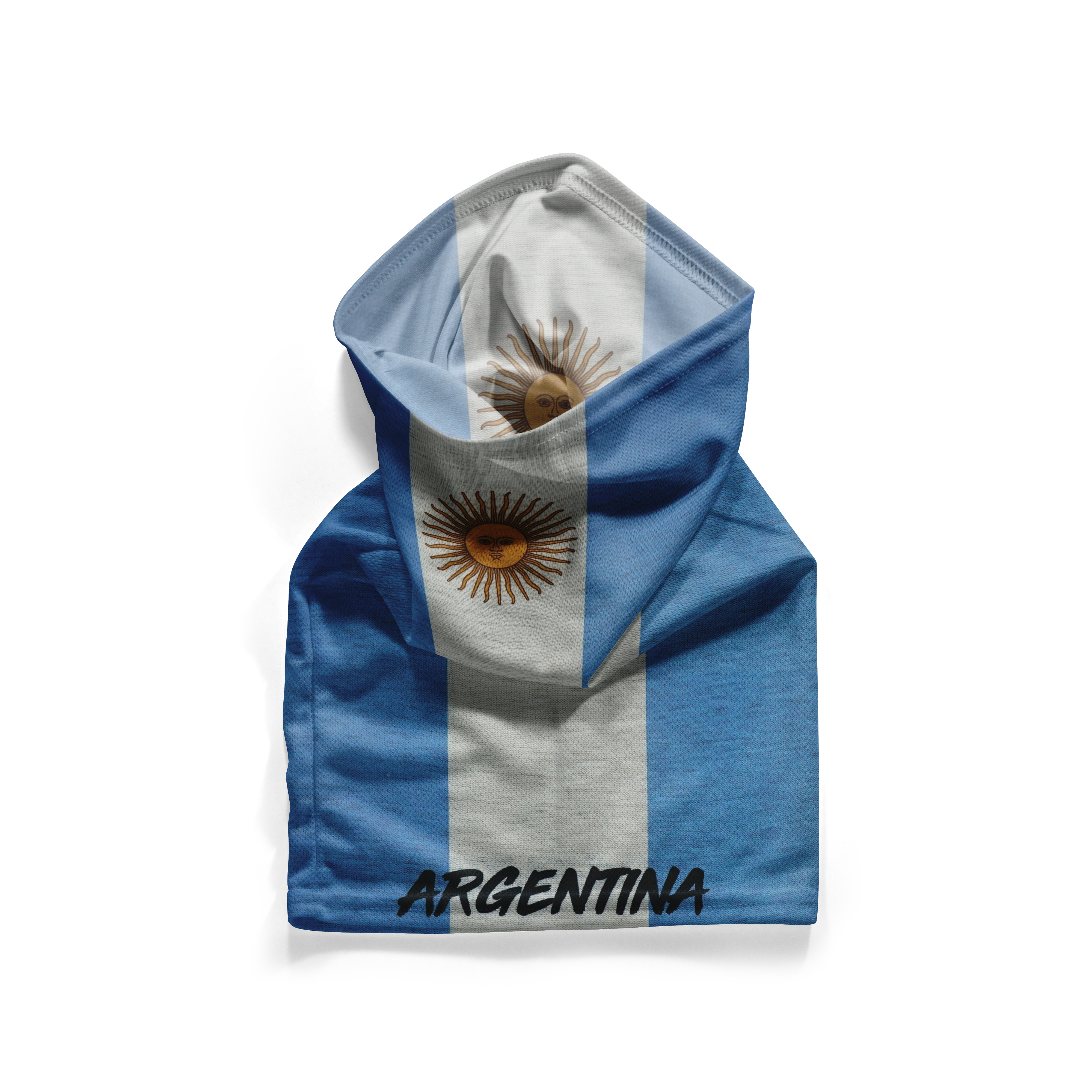 Argentina Flag Snood  – Breathable Mask Neck Gaiter Face Covering