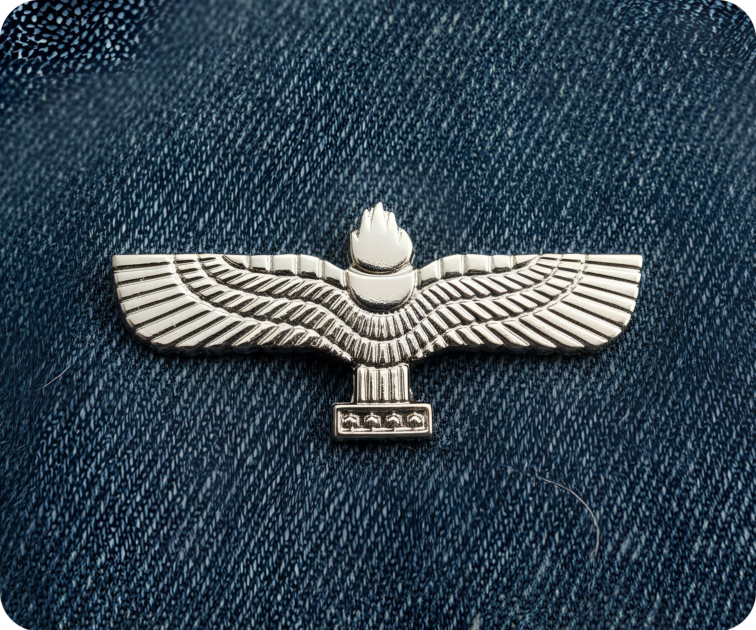 Aremnian Eagle Silver Pin Badge