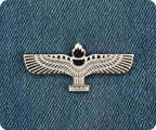 Aremnian Eagle Silver Pin Badge